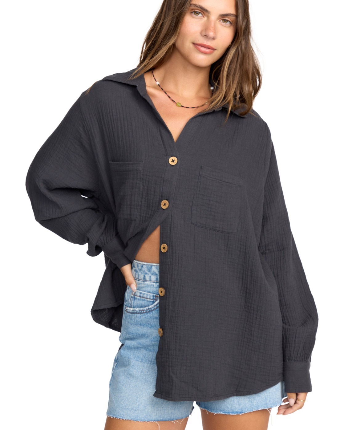 Billabong Langarmshirt »Swell Blouse«