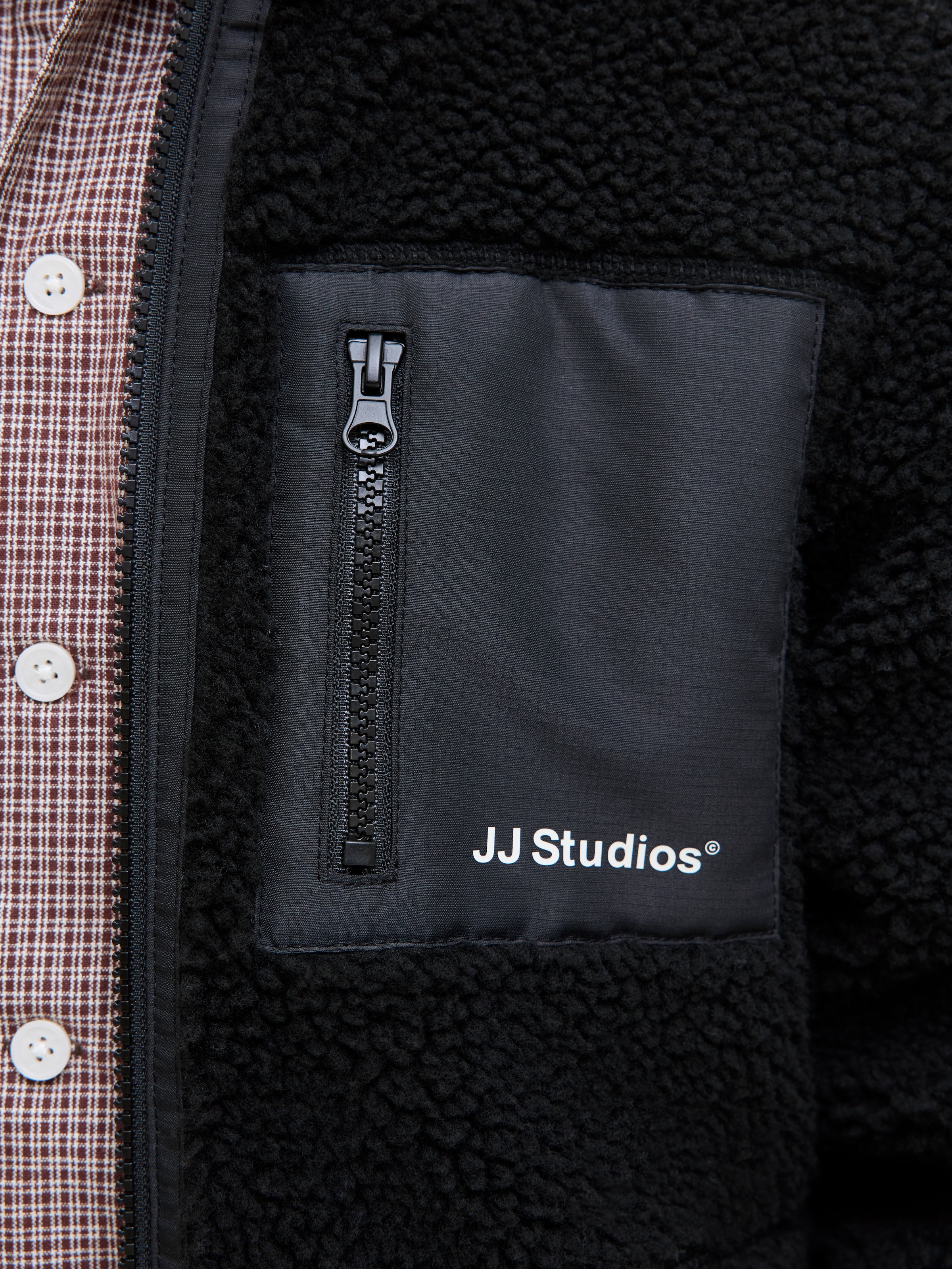 Jack & Jones Junior Kurzjacke »JJESOHO TEDDY JACKET SN JNR«, ohne Kapuze