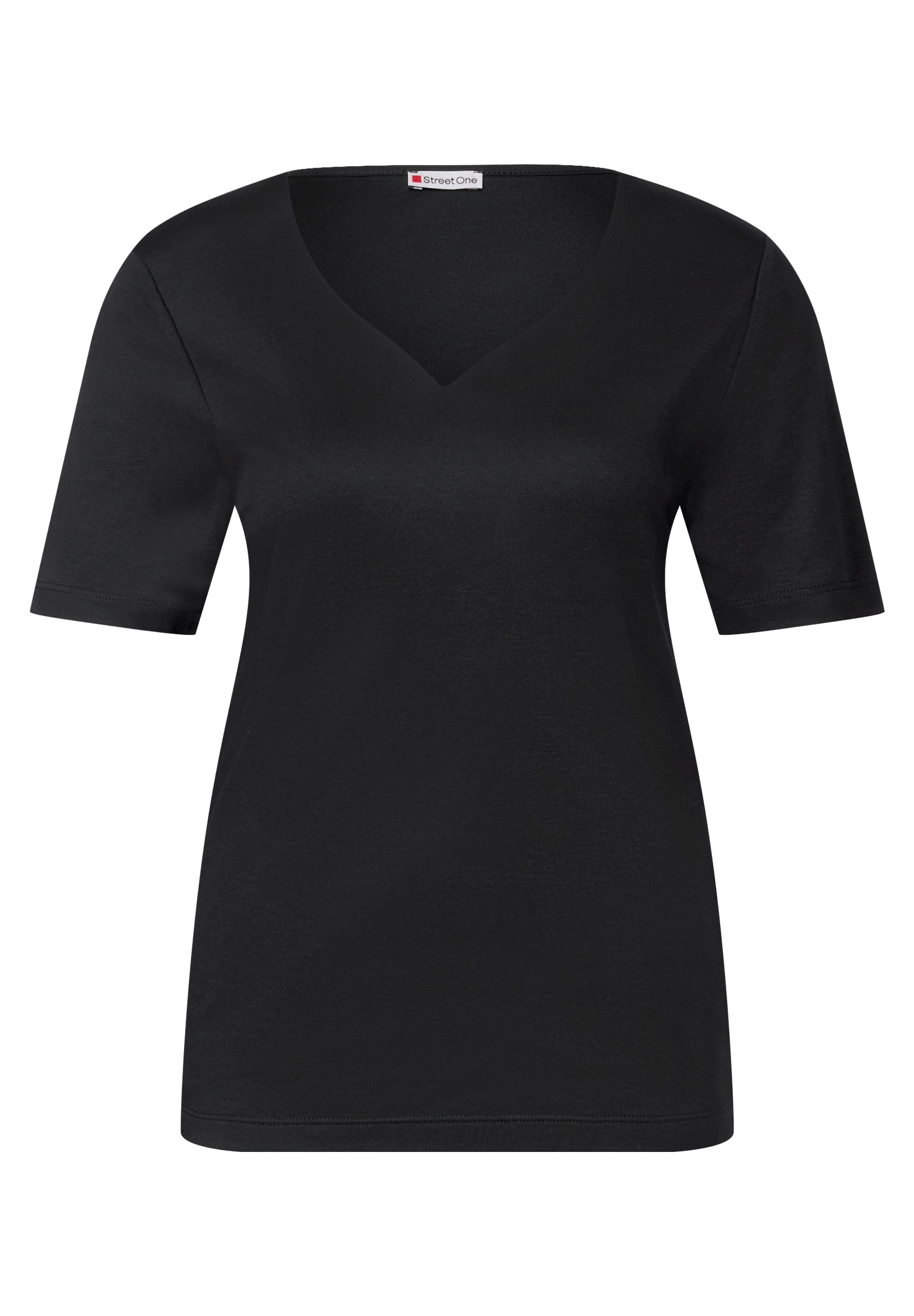 STREET ONE T-Shirt, mit Herzausschnitt