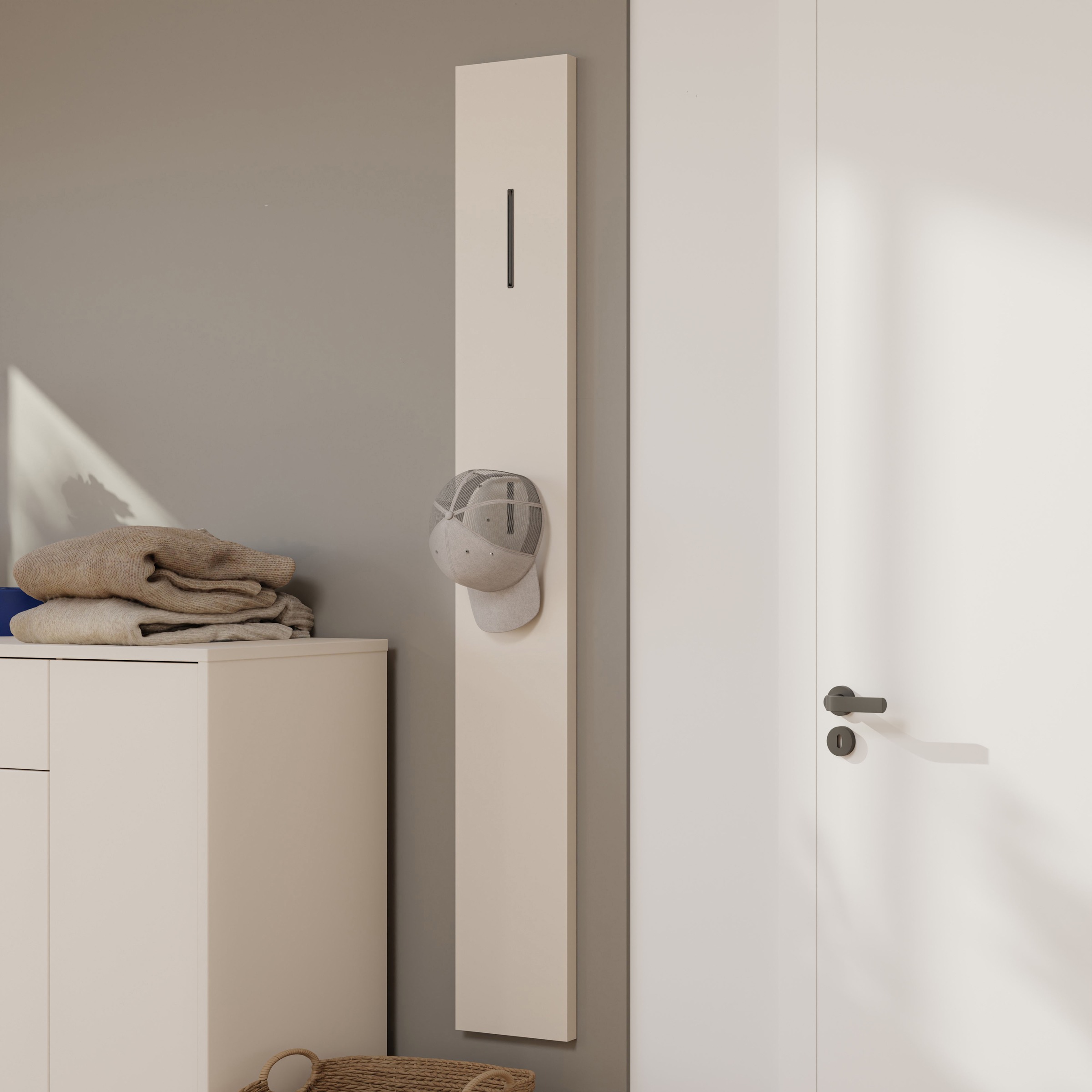 FORTE Garderobenpaneel B/H/T 25/174/2,2 cm, Wandmontage,