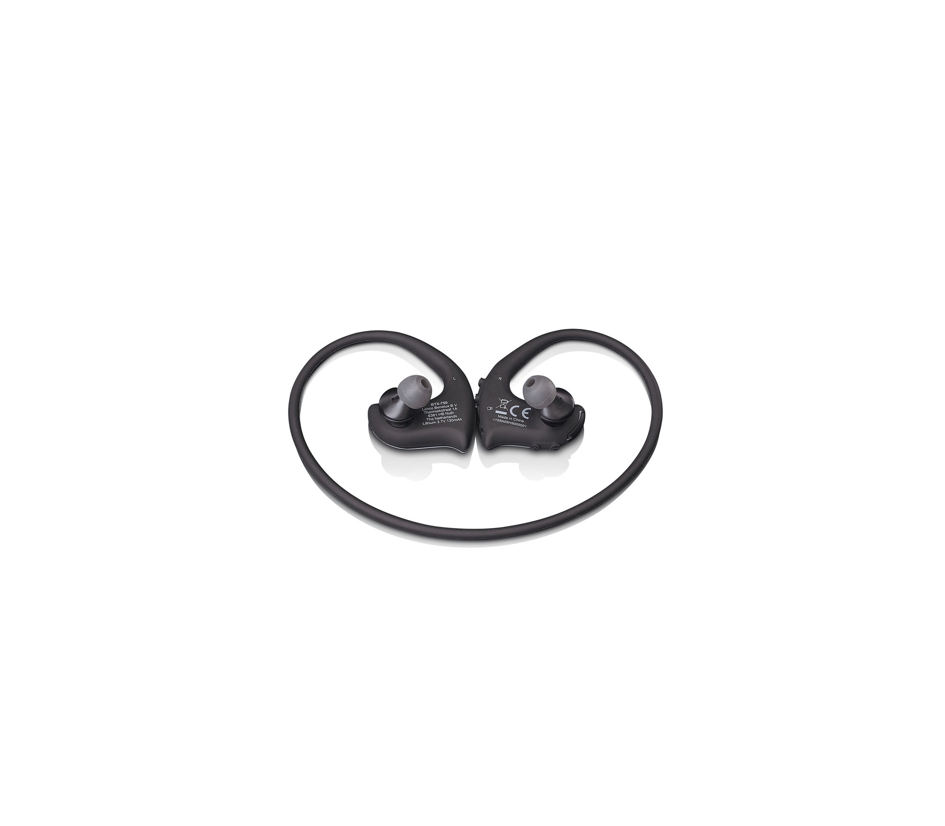 Lenco Wireless-Headset »BTX-750BK Wasserdichtes Bluetooth-Headset«, Bluetooth