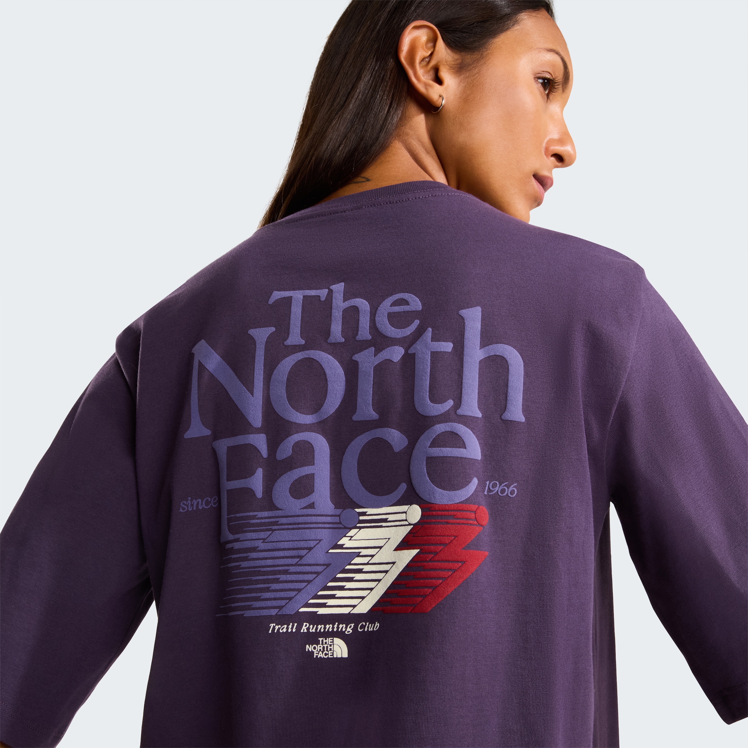The North Face T-Shirt »W RETRO TRAIL BOXY SS TEE-GRAPHIC«