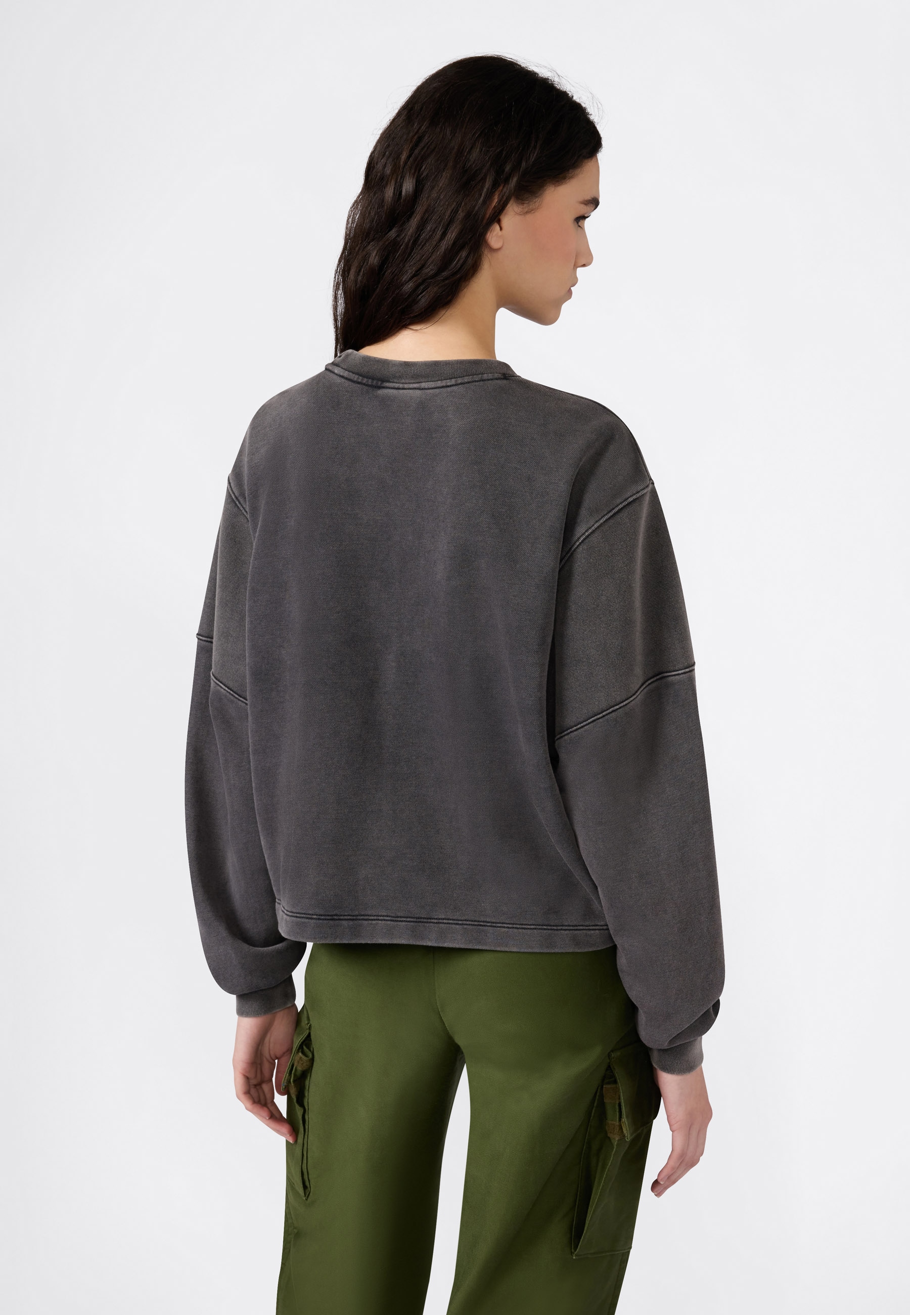 Champion Sweatshirt »ICONS WASH loose fit terry crewneck sweatshirt«, für Erwachsene, sportlicher Stil, Rundhalsausschnitt
