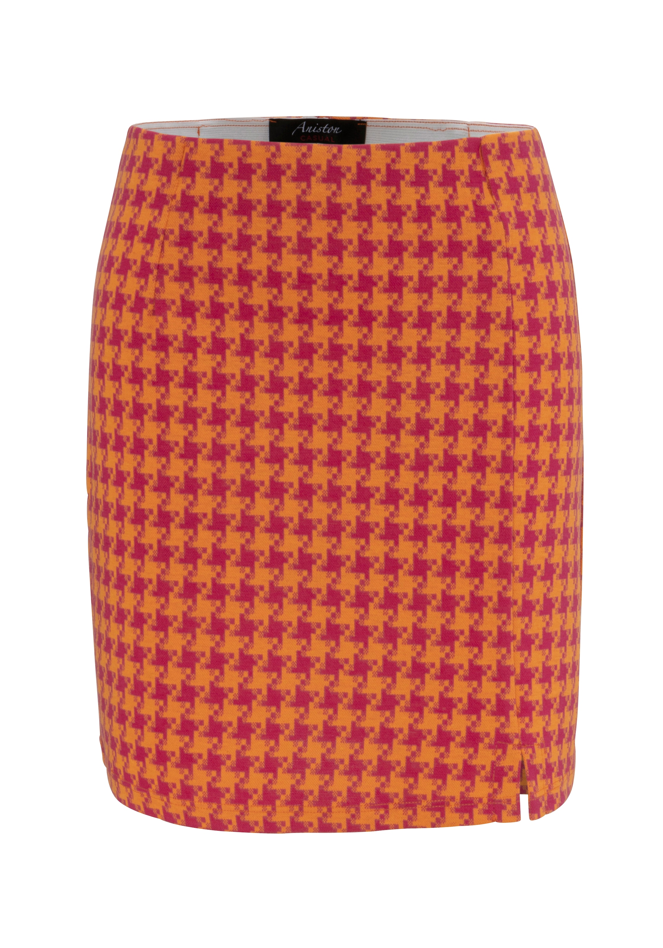 Aniston CASUAL Minirock, mit farbstarkem Hahnentritt-Muster