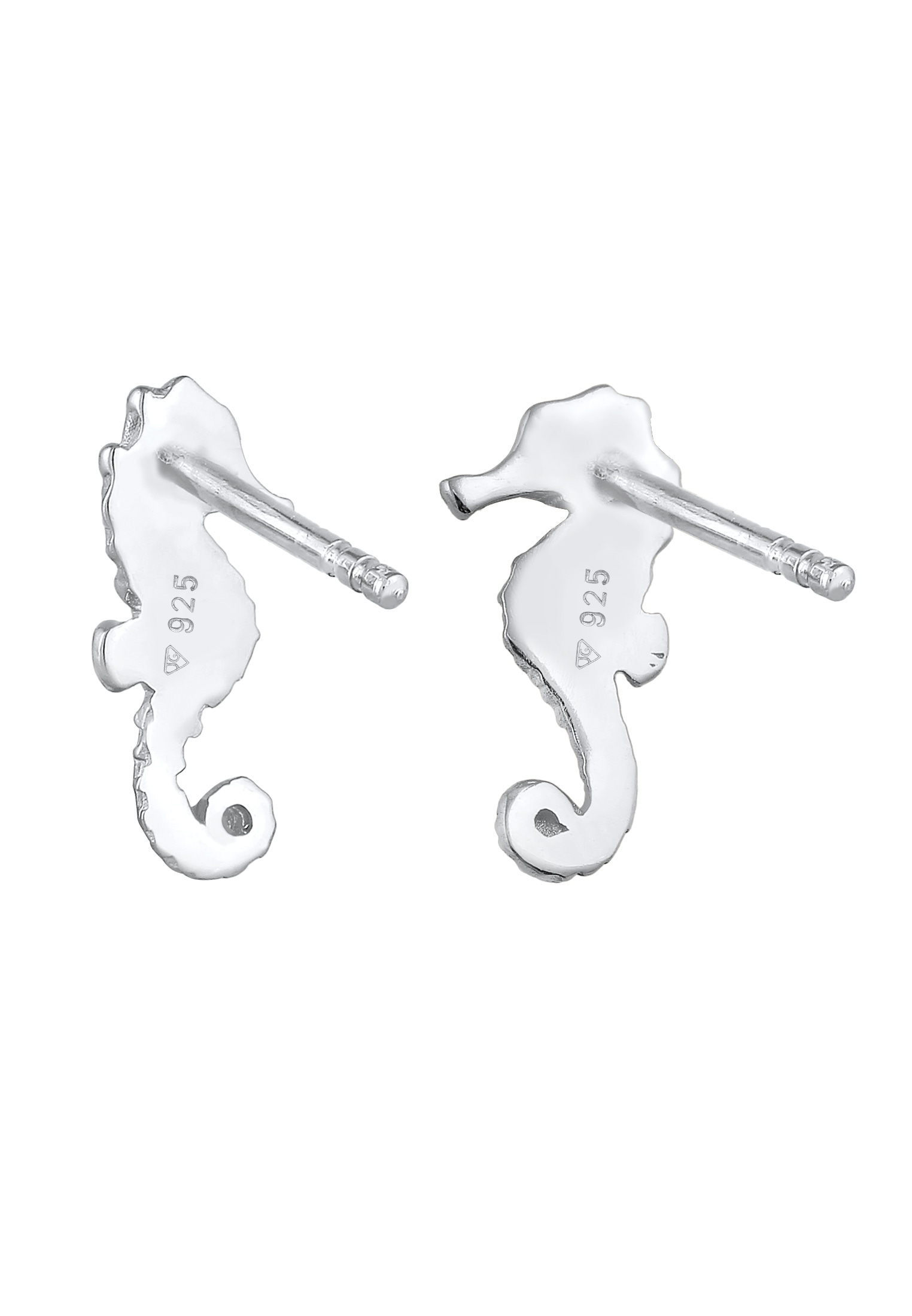 Elli Paar Ohrstecker »Ohrringe Seepferdchen Stecker Maritim 925 Silber«