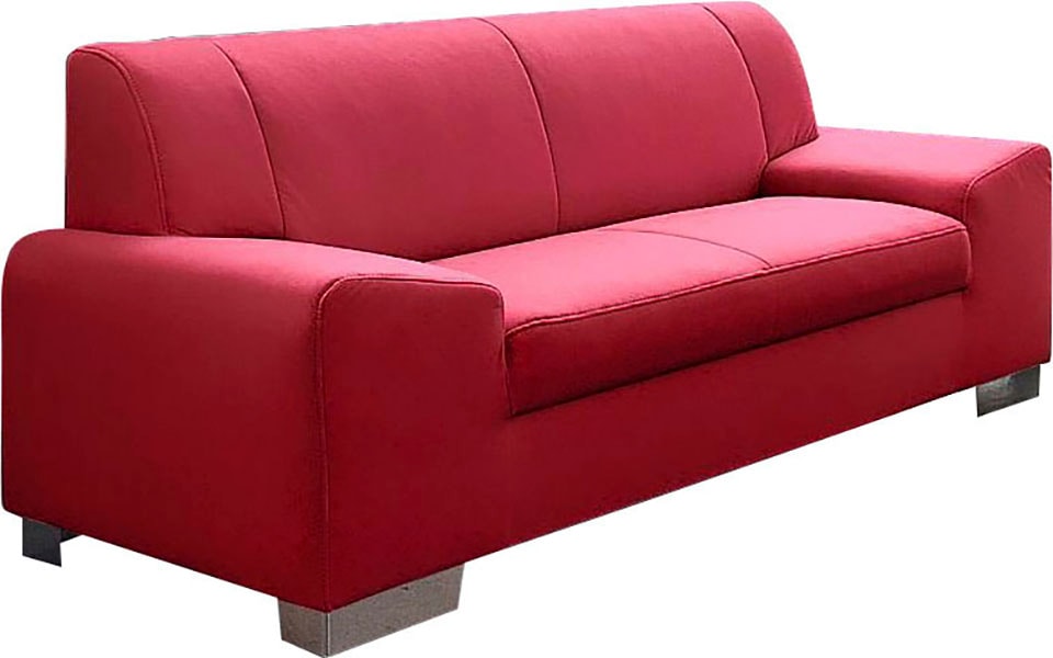 DOMO collection 2-Sitzer »Alisson kubische Formensprache mit abgerundeten Elementen, komfortabel«, fester Sitzkomfort