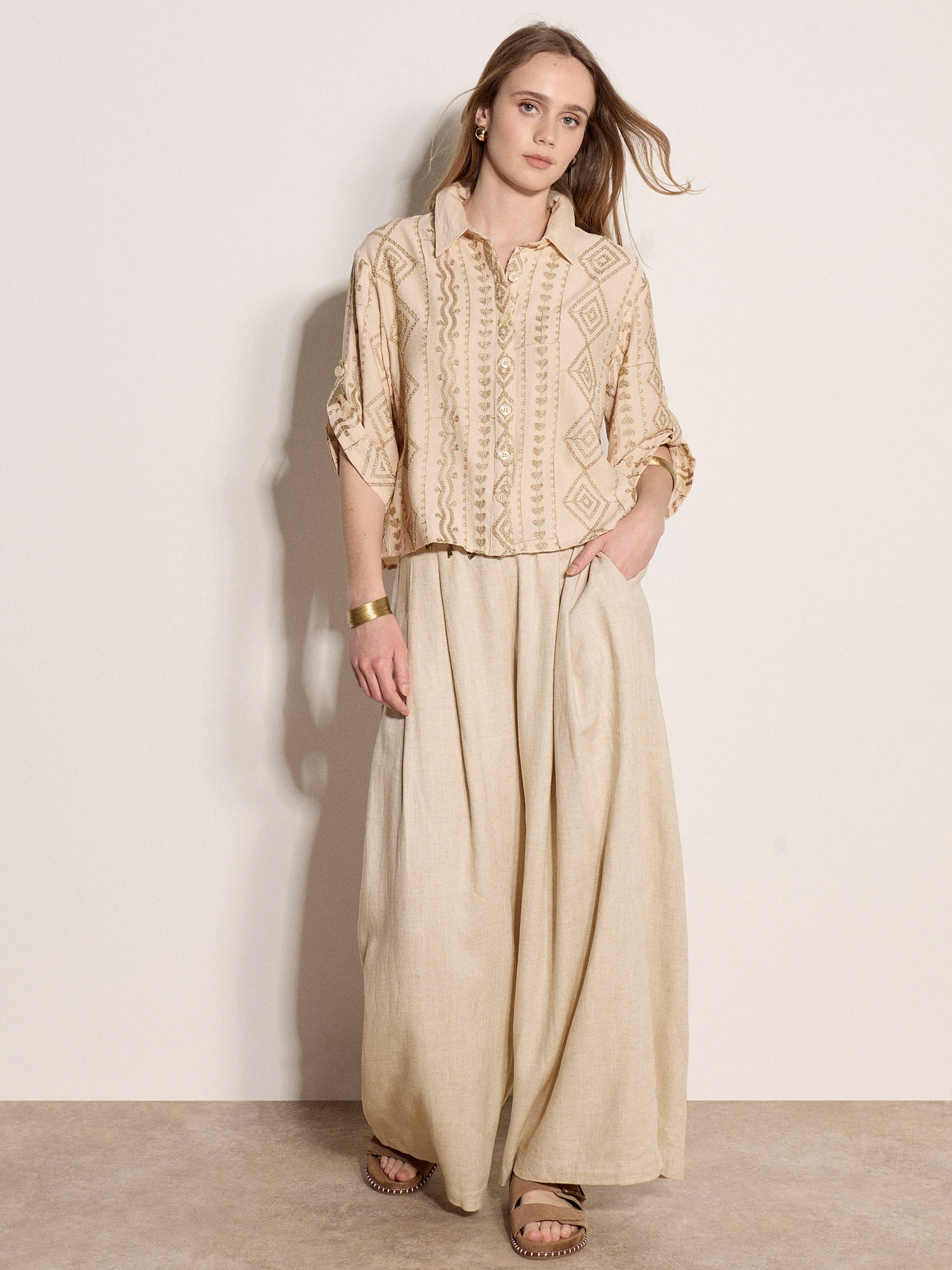 Apricot Hemdbluse »Bluse« Knopfleiste