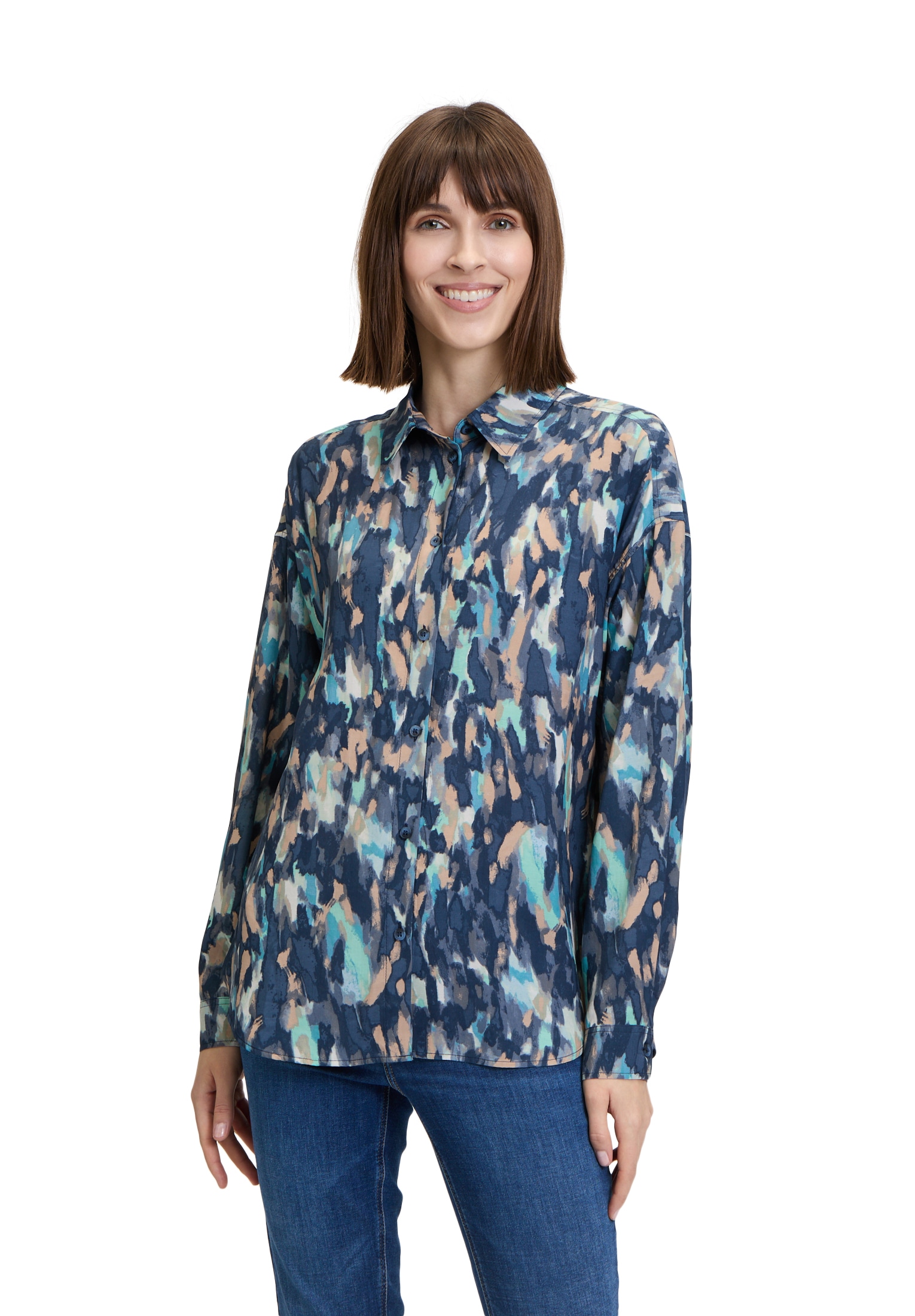 Betty&Co Hemdbluse »Hemdbluse mit Print«