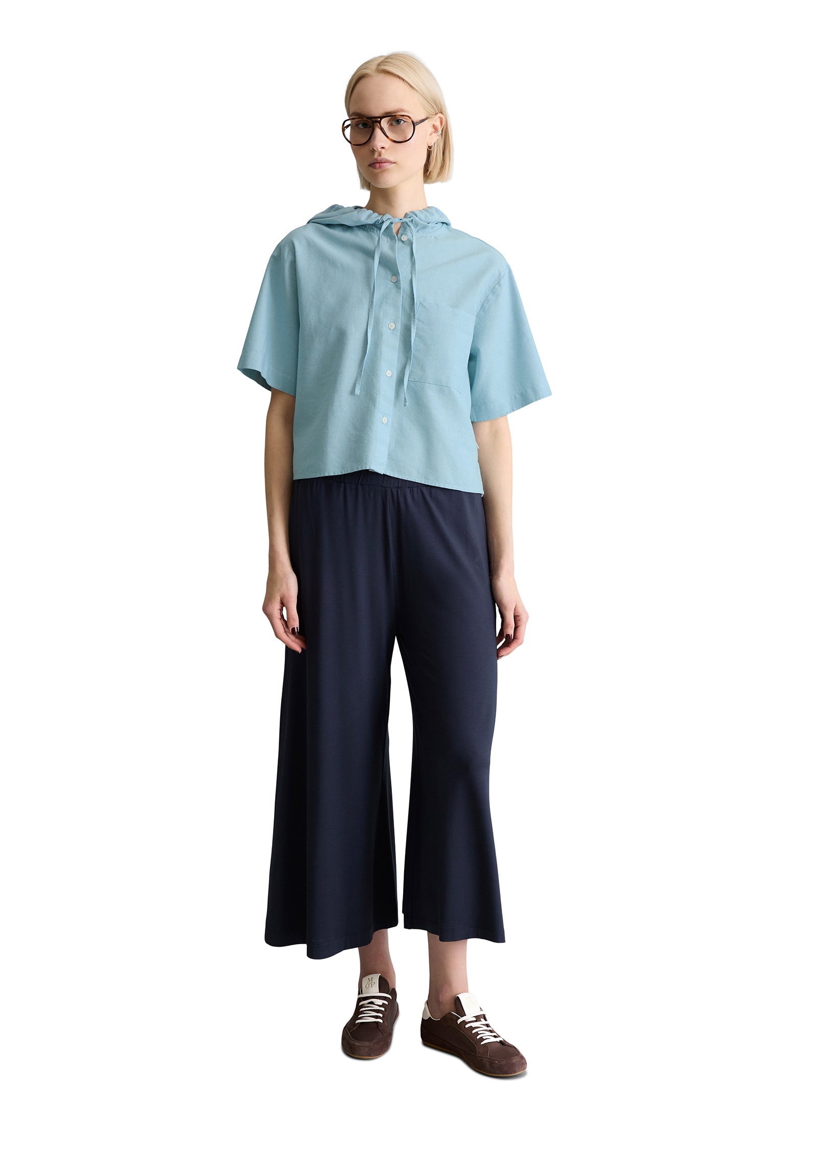 Marc O'Polo DENIM Culotte  Weite Jerseyhose aus LENZING™ ECOVERO™