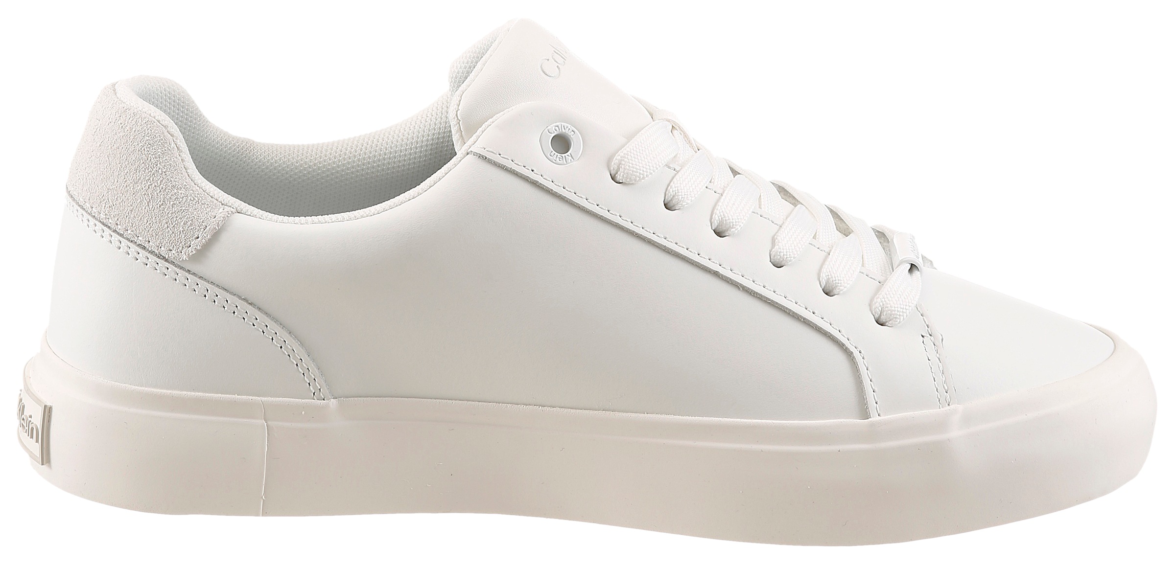 Calvin Klein Plateausneaker »VULC LACE UP LTH MIX«  Casual-Schnürschuh, Freizeitsneaker mit CK-Logo