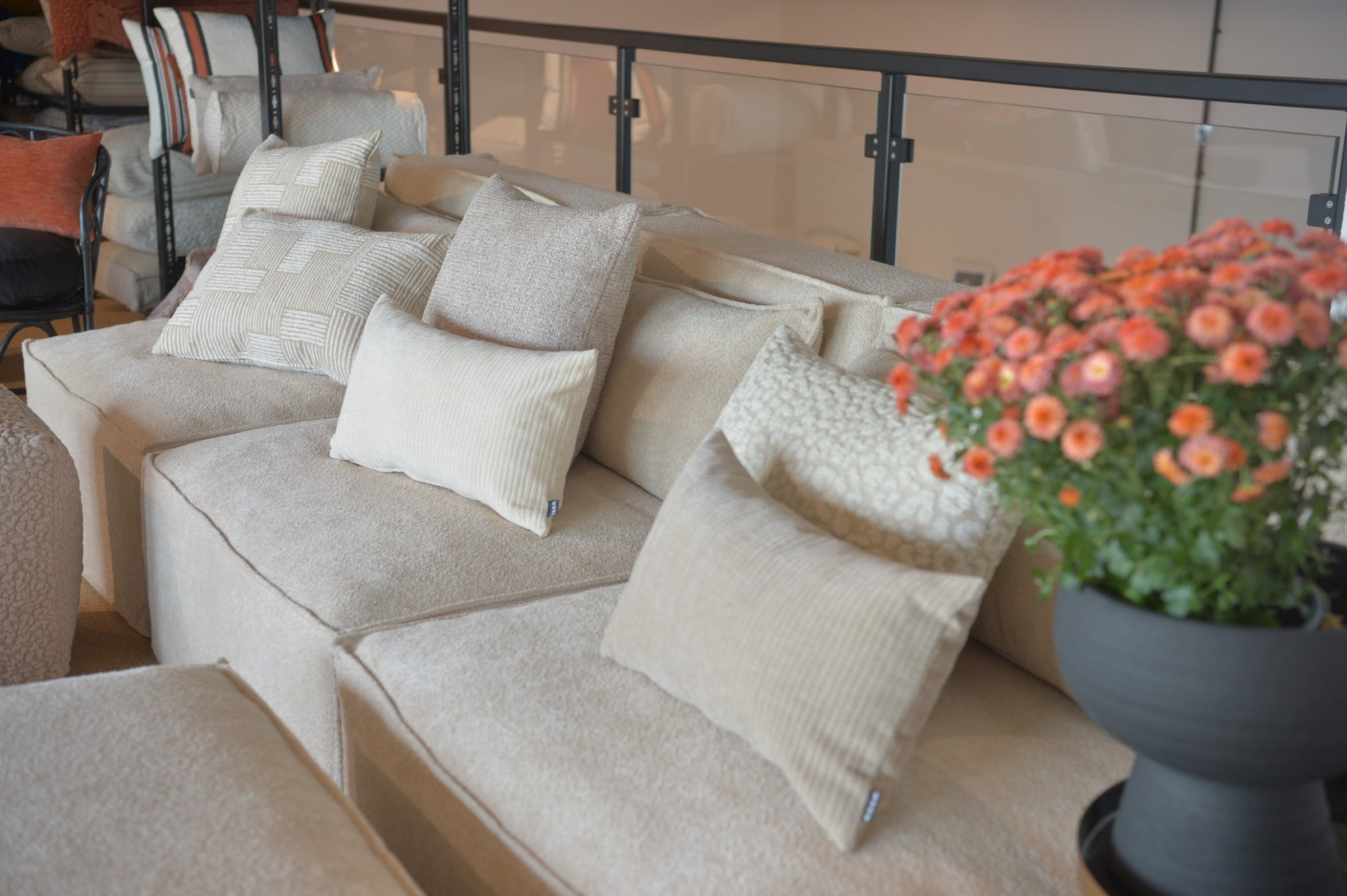 H.O.C.K. Dekokissen »Levin« Sofakissen inkl. Füllung, 50x50cm, Dekokissen, strukturiert