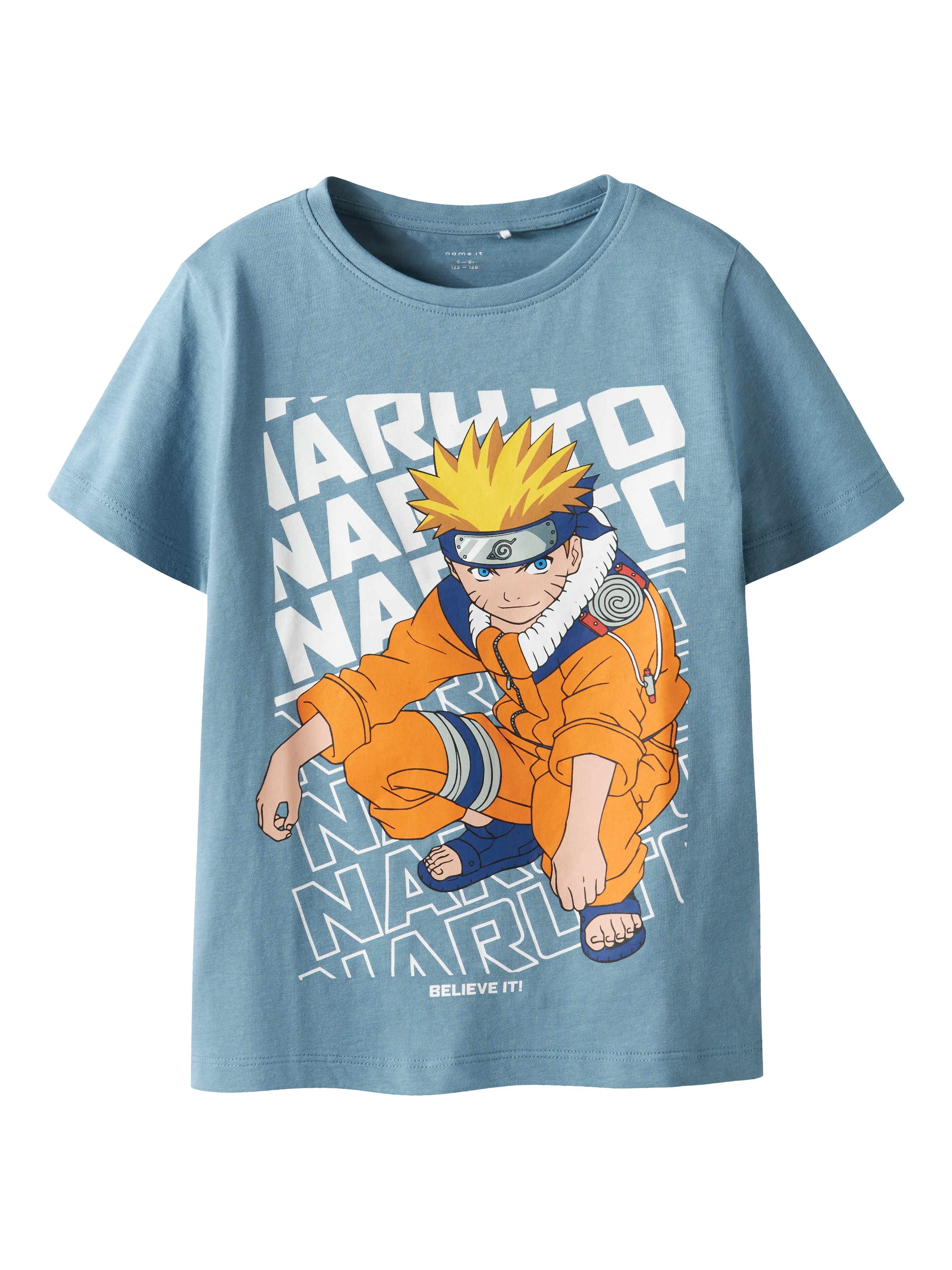 Name It T-Shirt »NKMFUKAS NARUTO SS TOP SKY«, mit großem Naruto-Frontdruck