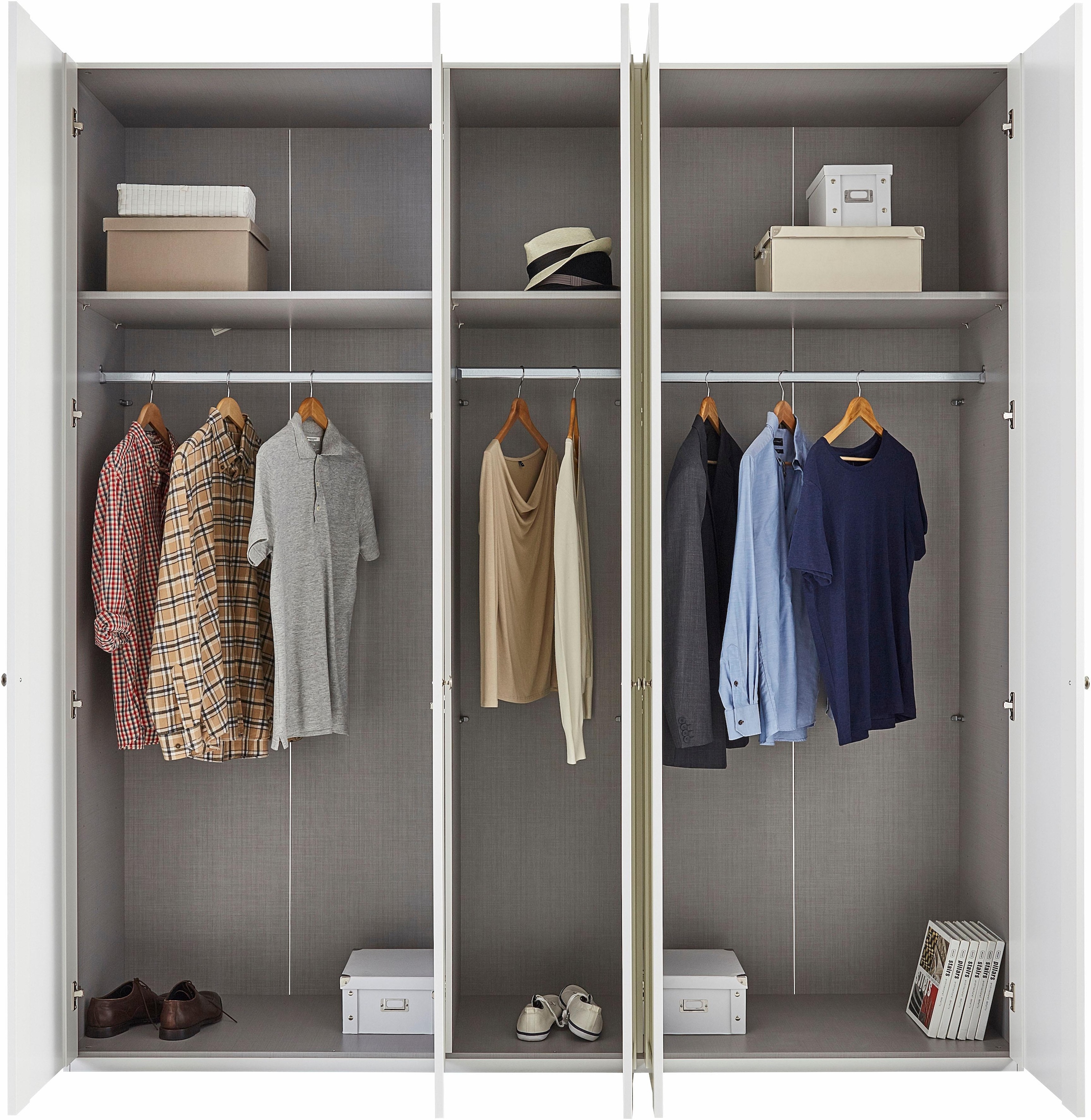 Wimex Kleiderschrank »New York, Wäscheschrank, Garderobe, Aufbewahrung«, in vielen Breiten, individuelles Stauraumwunder, Höhe 208 oder 236cm