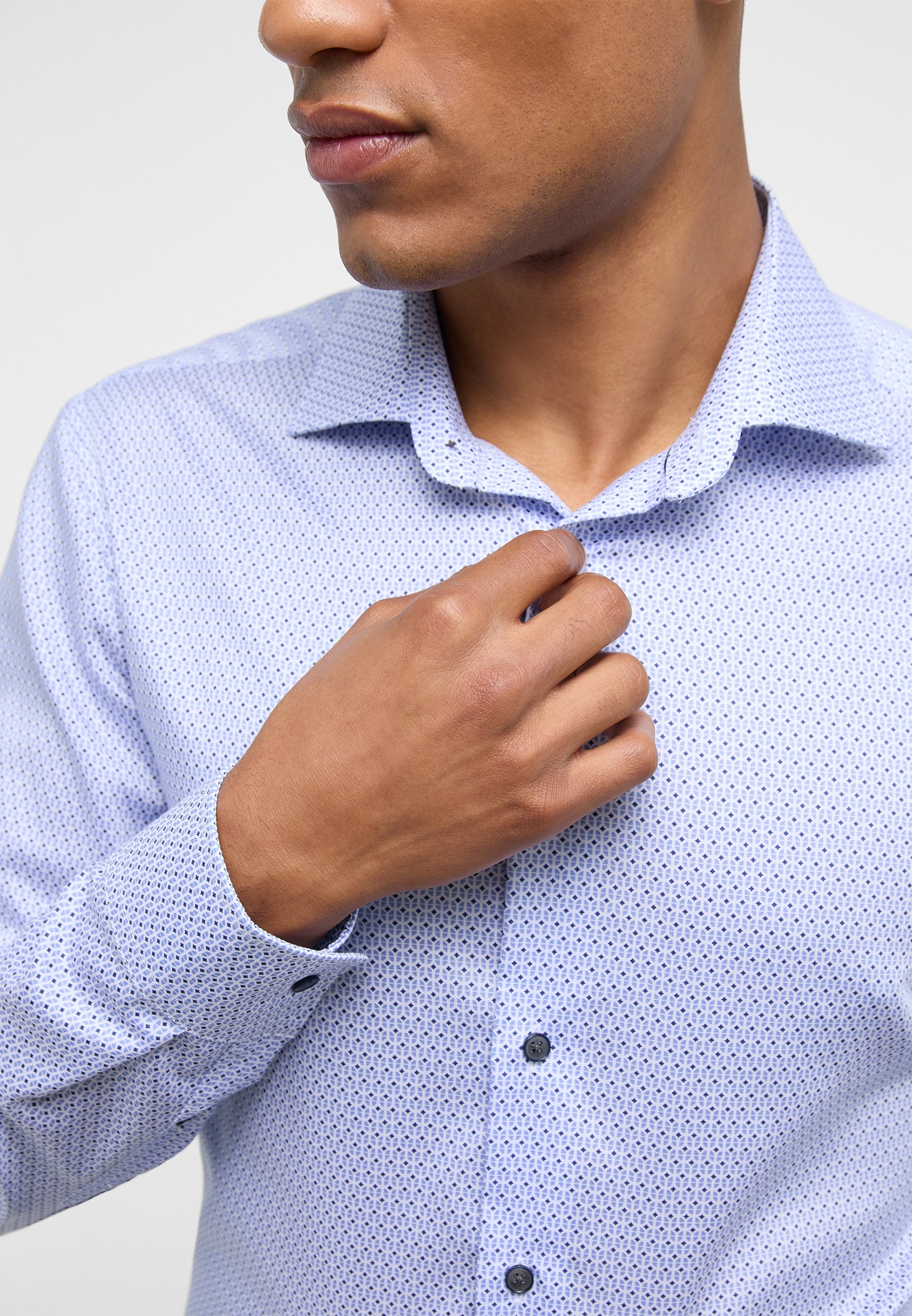 Eterna Langarmhemd »SLIM FIT«, NON IRON (bügelfrei)