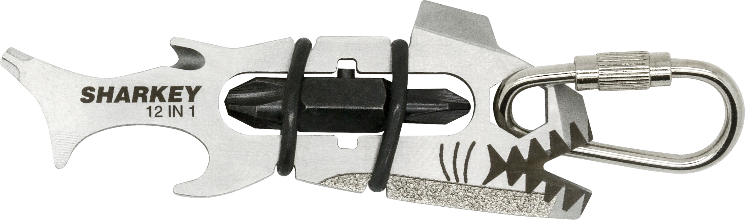 TRUE Multitool »SHARKEY«, (6 St.), 12 Funktionen, Bit-Aufnahme