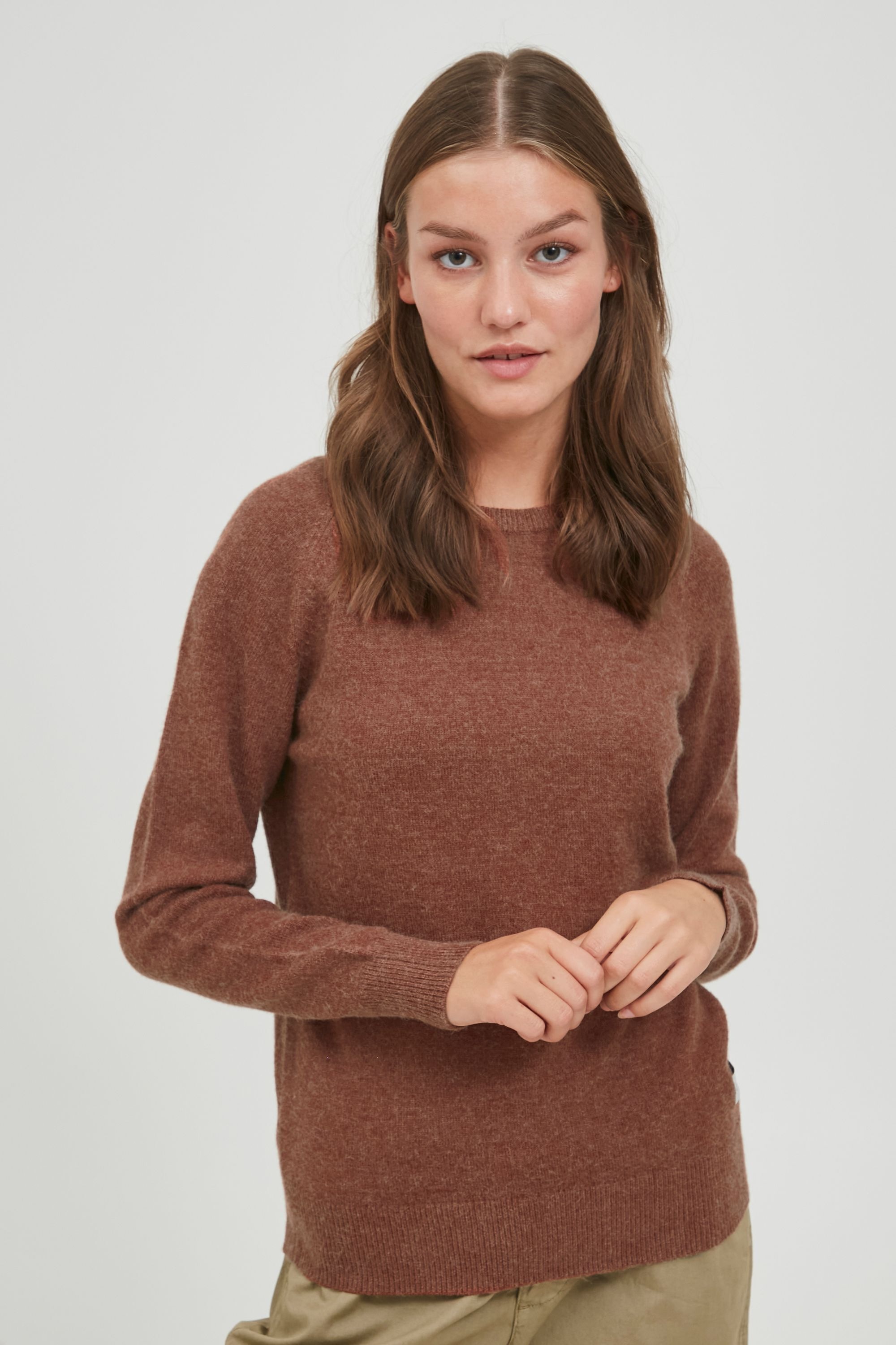 OXMO Strickfleece-Pullover »Strickpullover OXMaria«