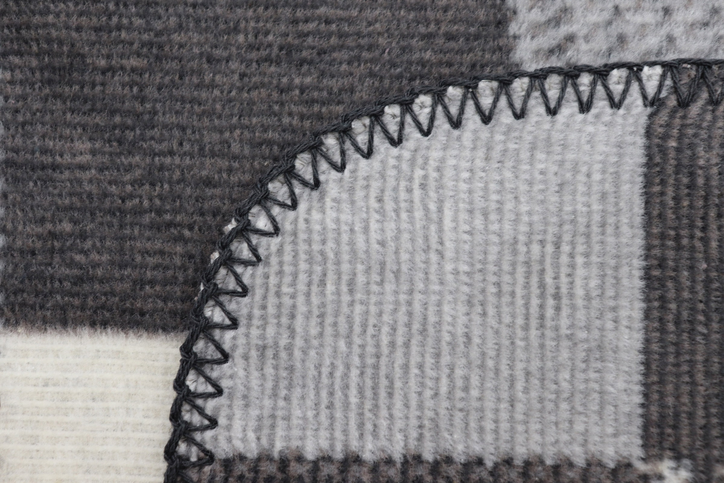 Biederlack Wohndecke »Shadow Check« Karomuster in Flechtoptik