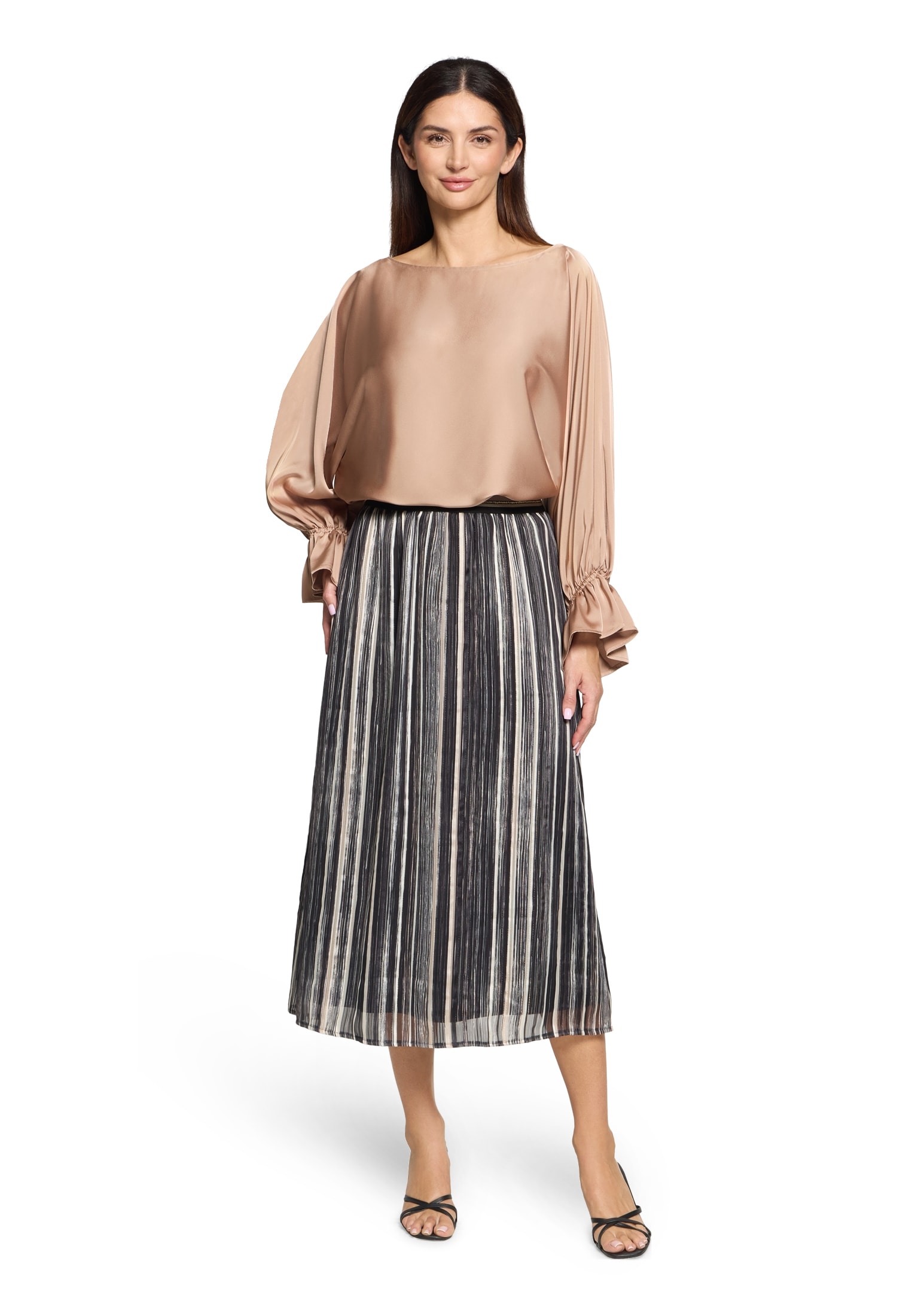 Betty Barclay Satinbluse »Satin-Bluse mit U-Boot-Ausschnitt«