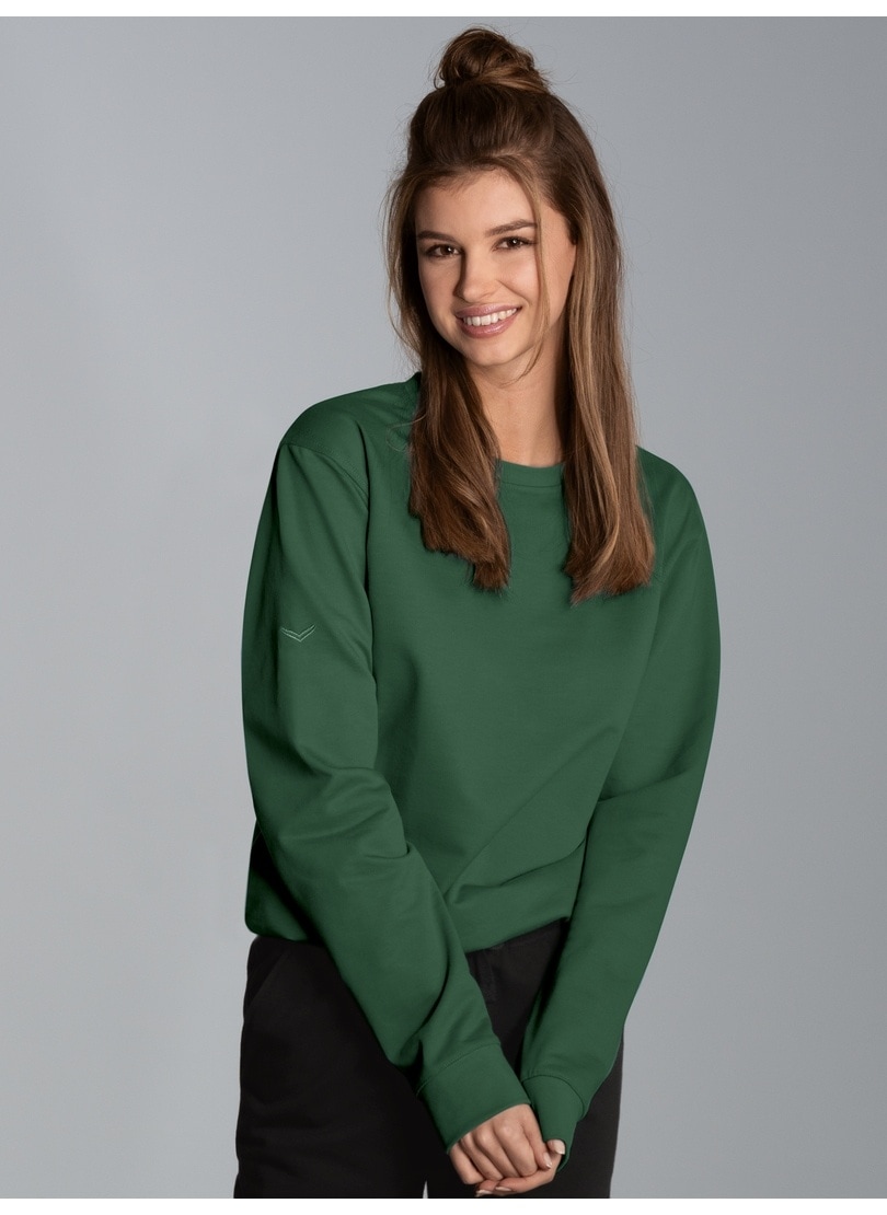 Trigema Sweatshirt »TRIGEMA Sweatshirt aus Biobaumwolle«
