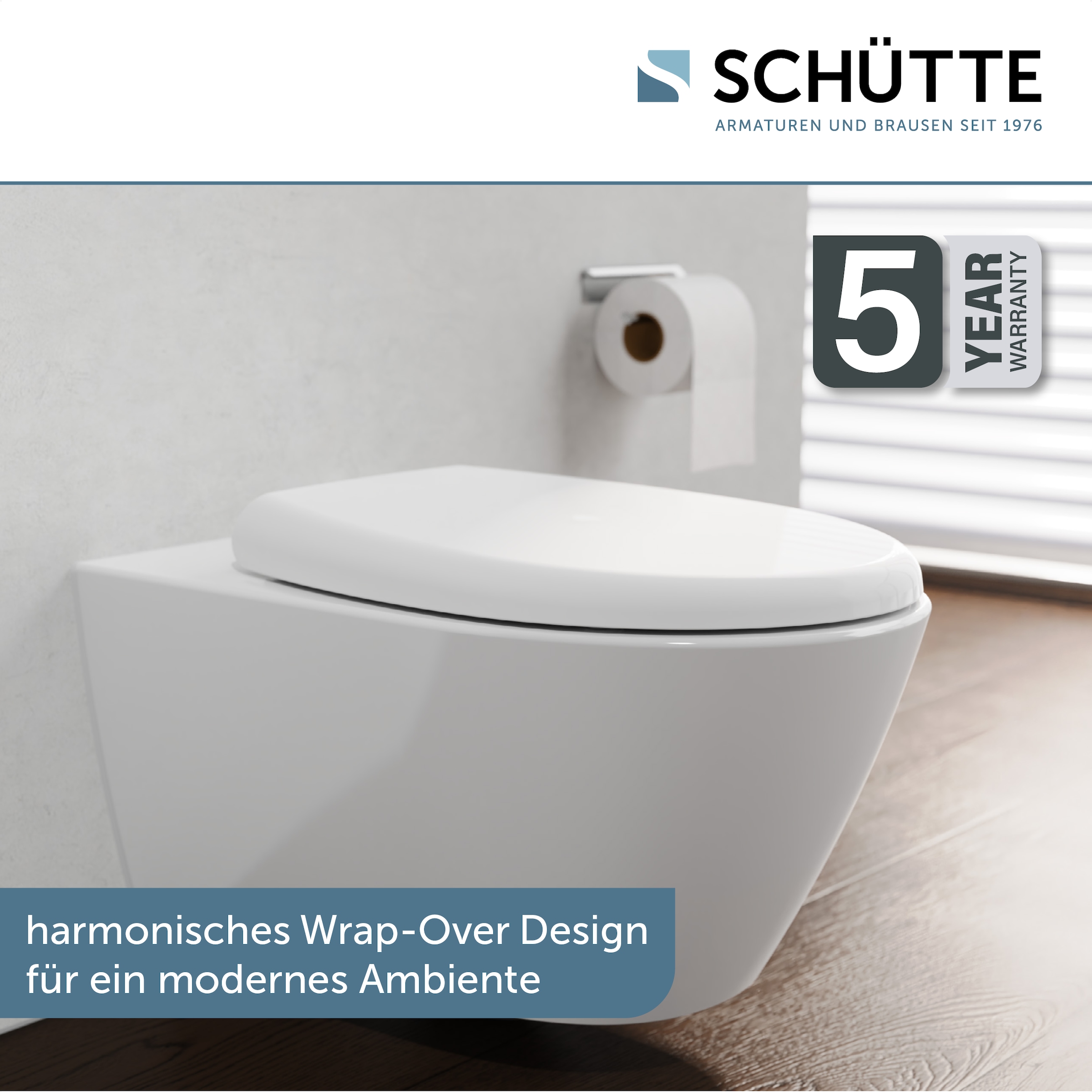 Schütte WC-Sitz »WHITE PREMIUM« Thermoplast, Absenkautomatik, Schnellverschluss, belastbar bis 300 kg