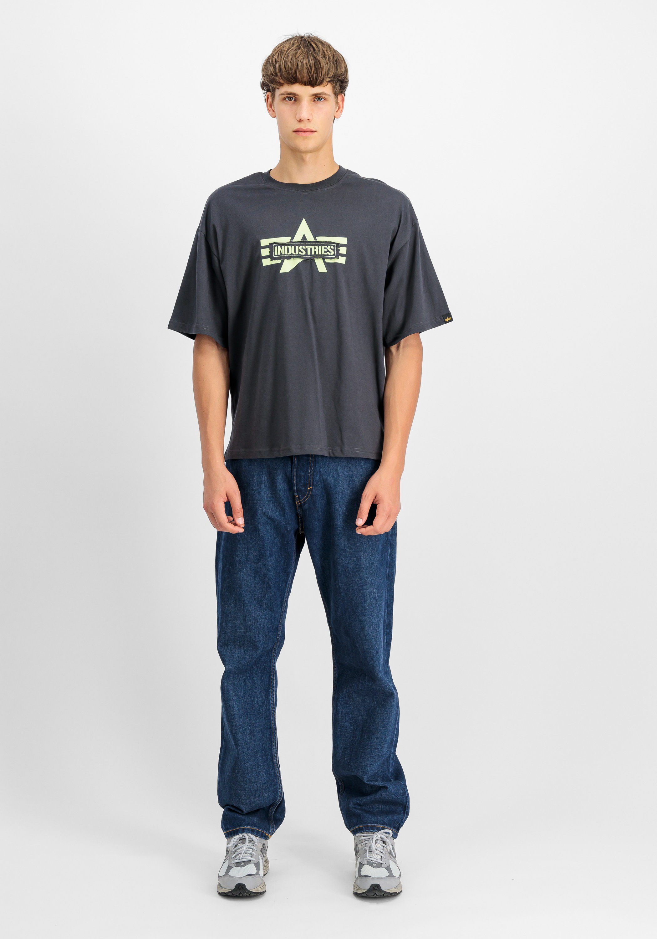 Alpha Industries T-Shirt »Alpha Industries Men - T-Shirts Logo Edge T-Shirt«