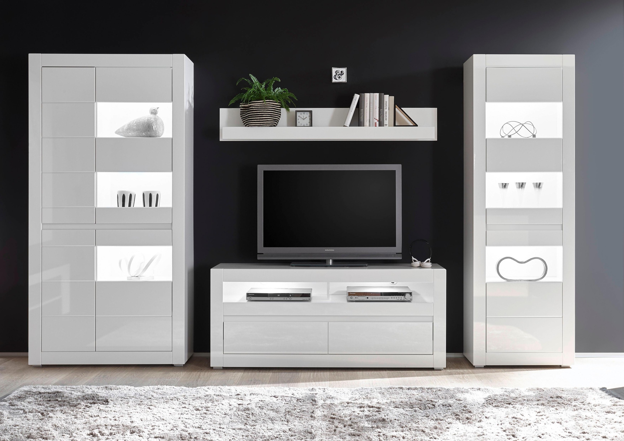 INOSIGN Wohnwand »Carat«, (Set, 4 tlg.)