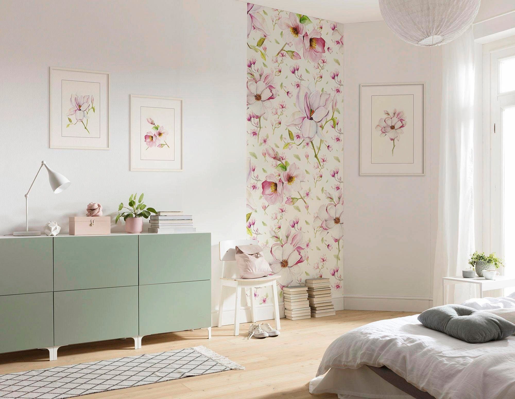 Komar Bild »Magnolia Blossom«, Blumen, (1 St.), Wandbild zur Dekoration - ohne Rahmen