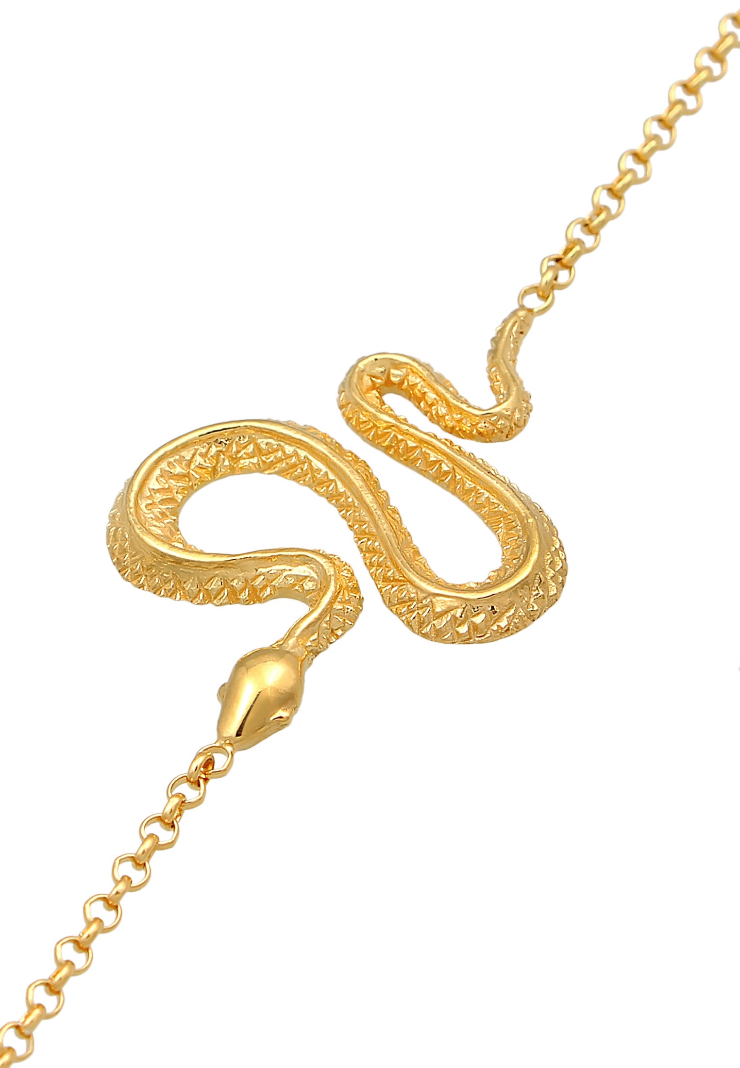 Elli Armkette »Armband Schlange Snake Modisch 925 Silber«