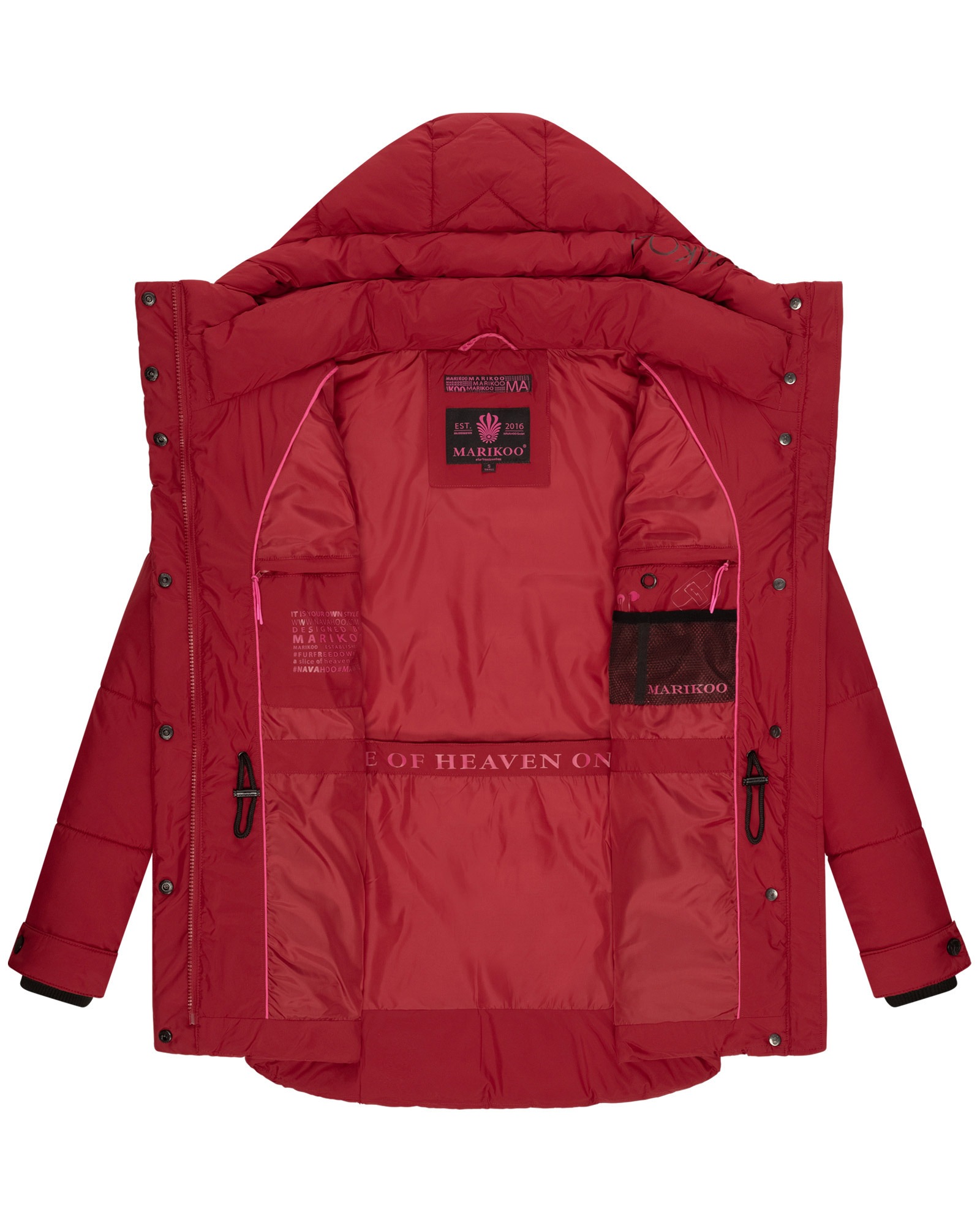 Marikoo Winterjacke »Marikoo Akumaa Damen Winterjacke B947«