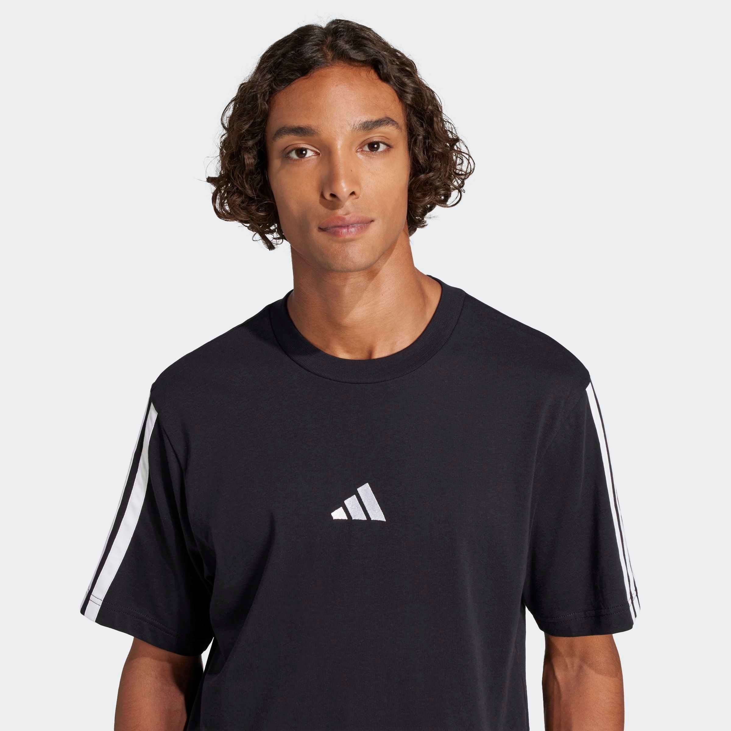 adidas Sportswear T-Shirt »M 3S SJ T B« sportlicher Stil, mit 3-Streifen-Design, aufgesticktes Logo