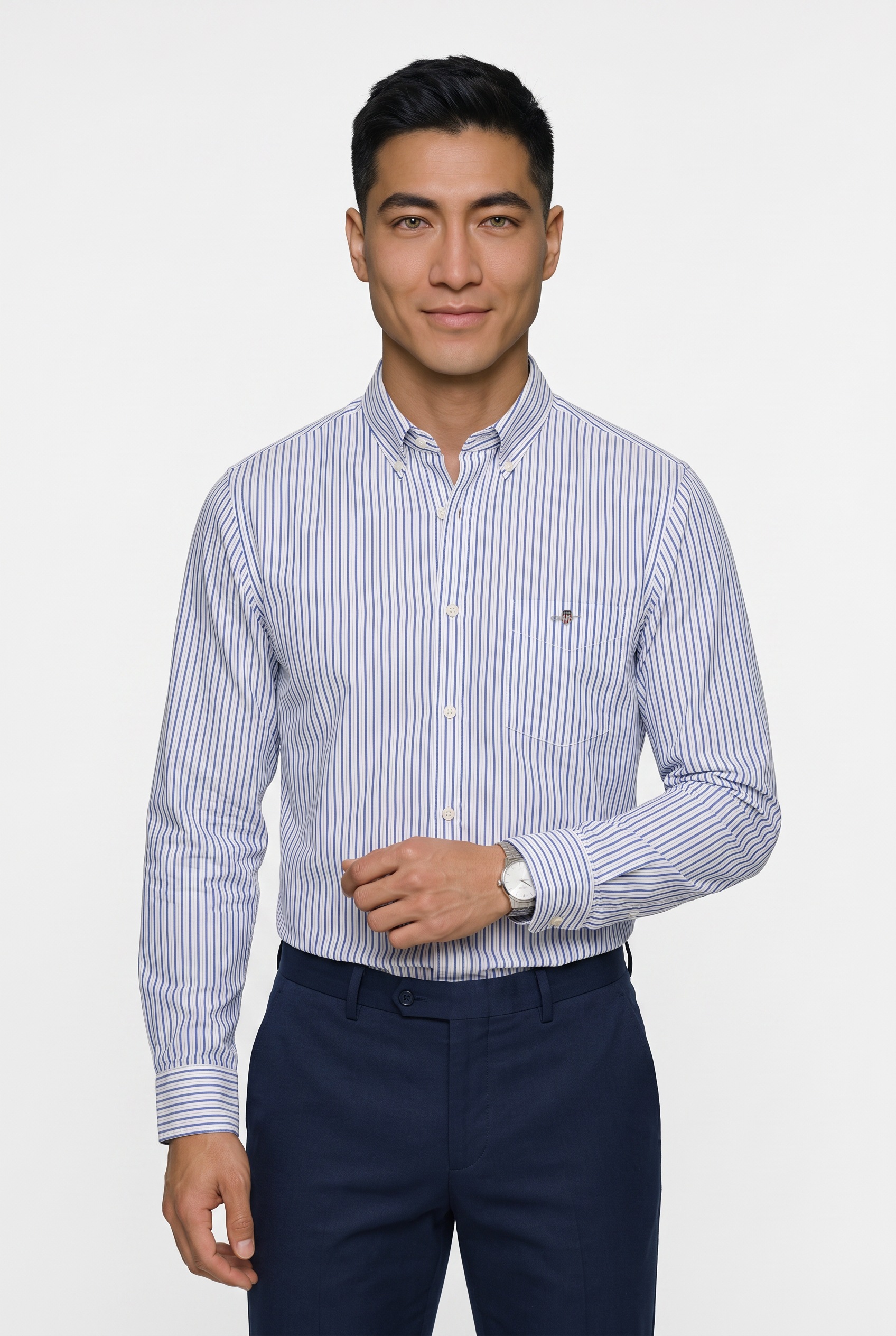 Gant 1100000002199 »REGULAR POPLIN STRIPE SHIRT« Regular fit mit Streifenmuster
