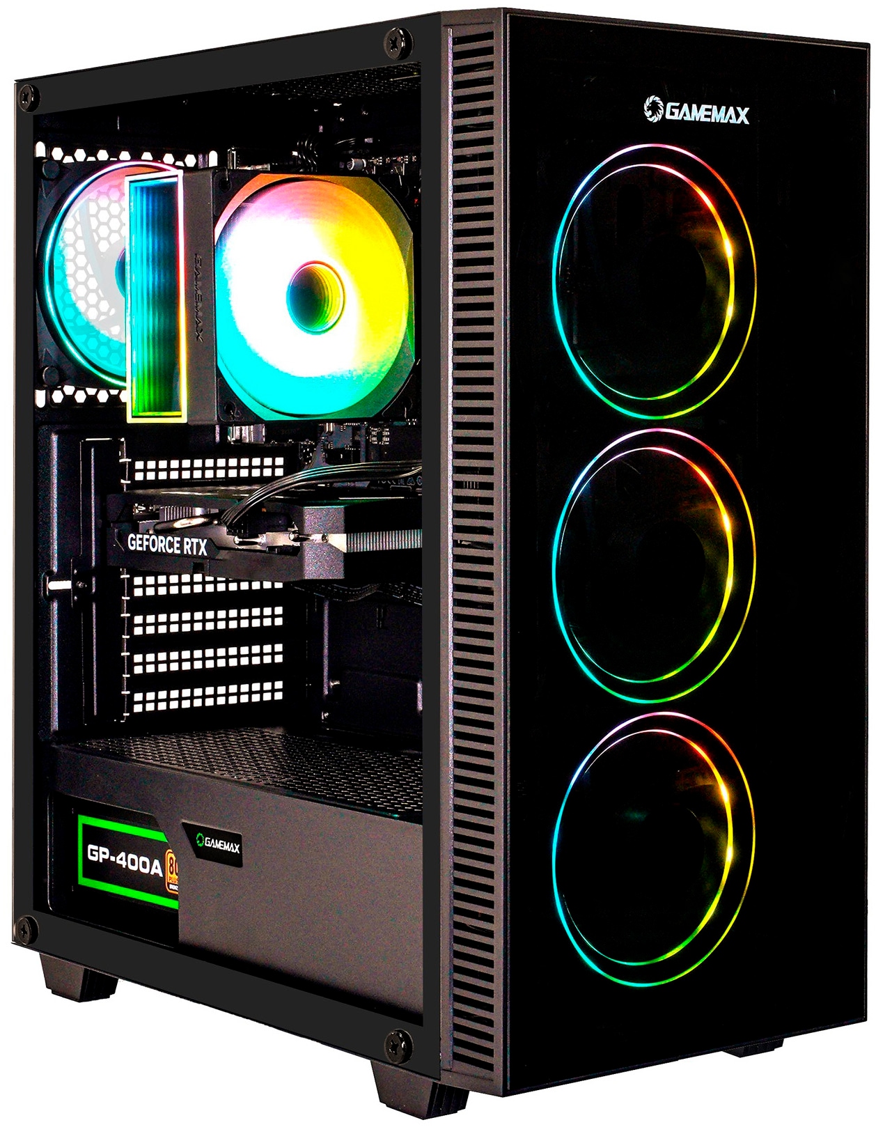 GAMEMAX Gaming-PC »Draco XD 8177 AMD Ryzen 5 9600X 32GB DDR5 1TB SSD RTX 5060« Windows 11, DDR5 RAM