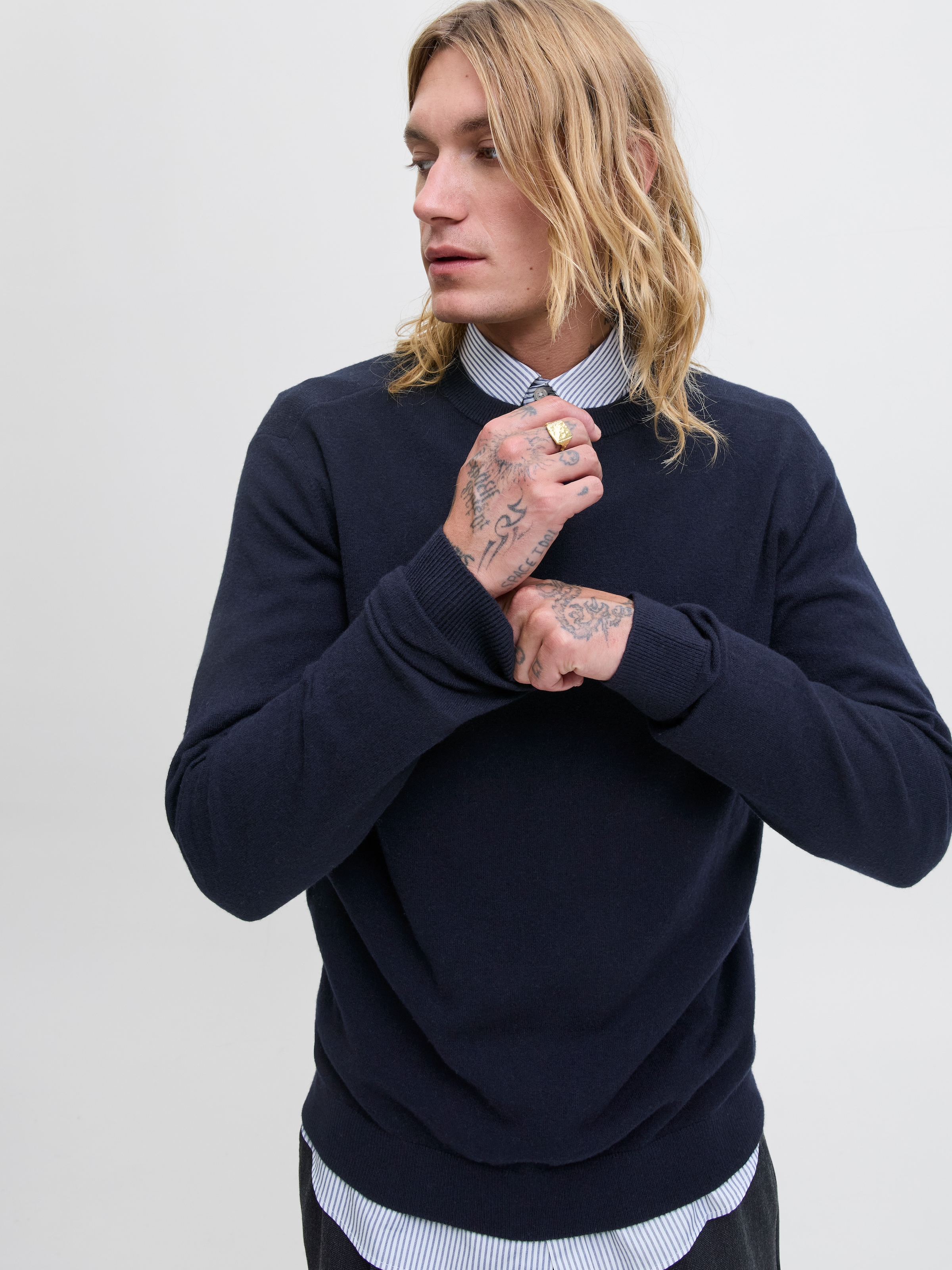 Jack & Jones Strickpullover »JJEPERFECT WOOL KNIT CREW NECK SN«
