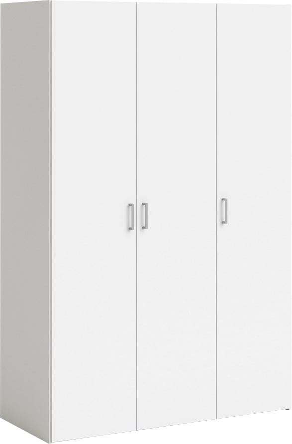Kleiderschrank, Mit viel Stauraum, graue Stangengriffe, Gr. ca. 175,4 x 115,8 x 49,52 cm