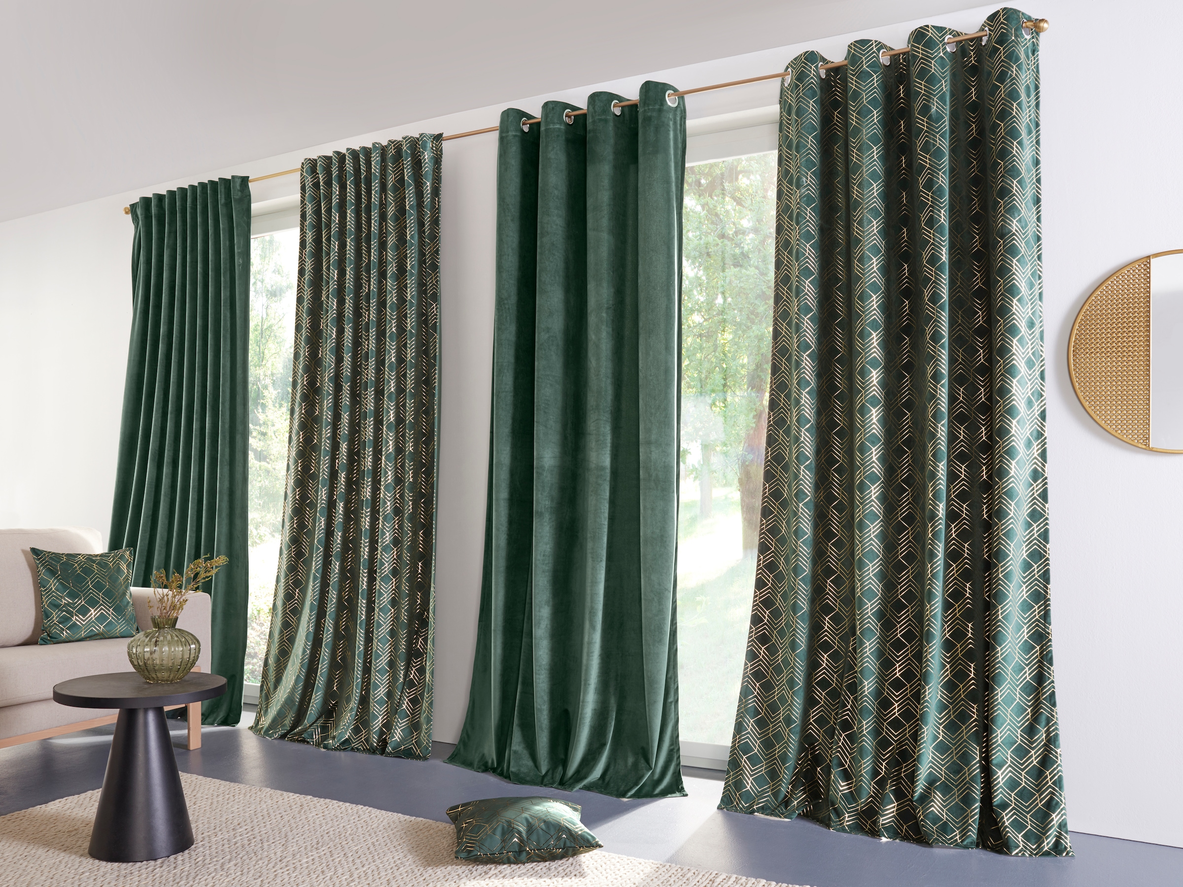 beliebte Produkte my home Vorhang »Velvet (2 online bei Samt OTTO St.), Foil«
