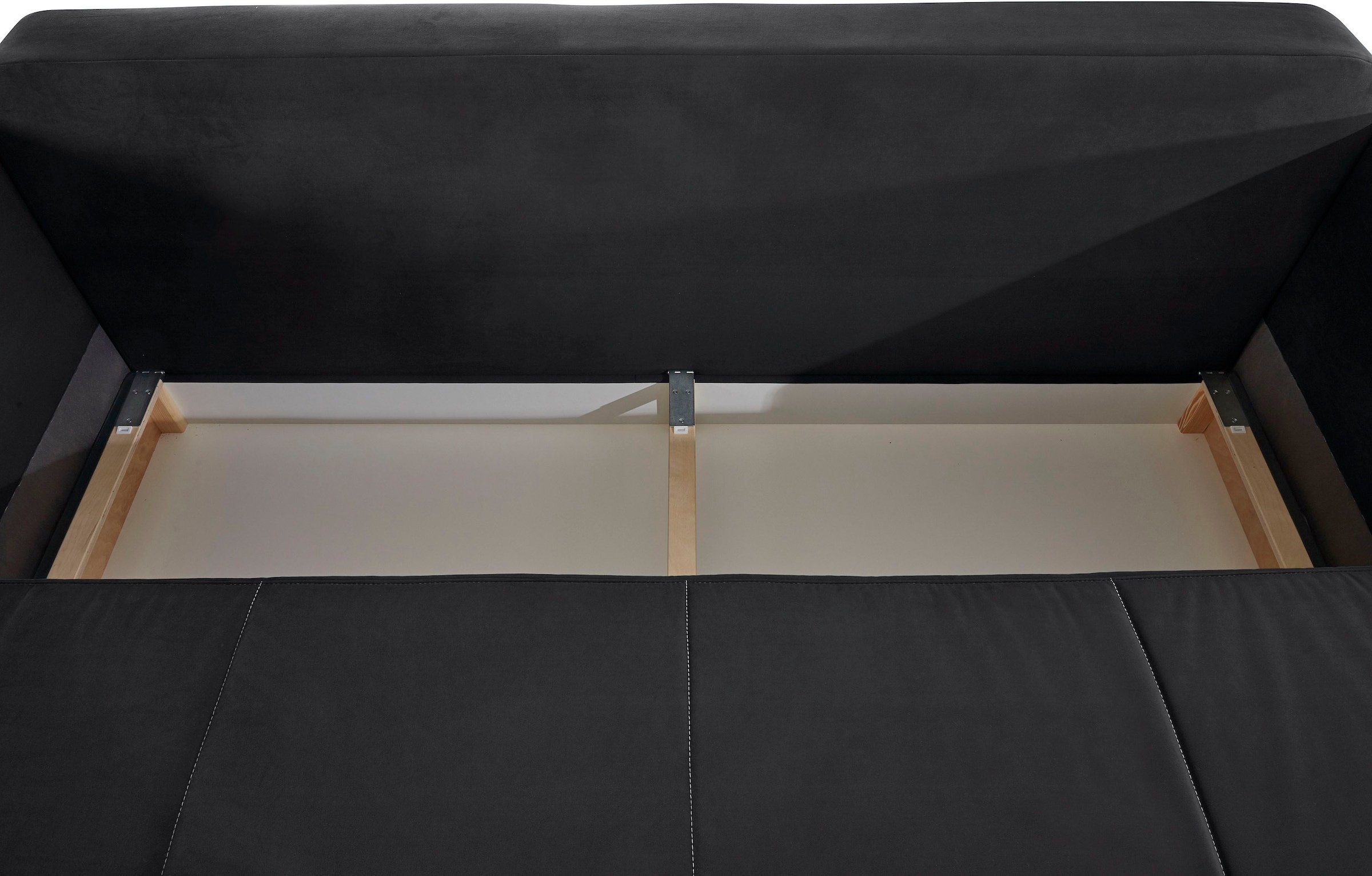 INOSIGN Schlafsofa »Berlin«, mit Boxspringaufbau, Bettfunktion & Bettkasten, Dauerschlafsofa