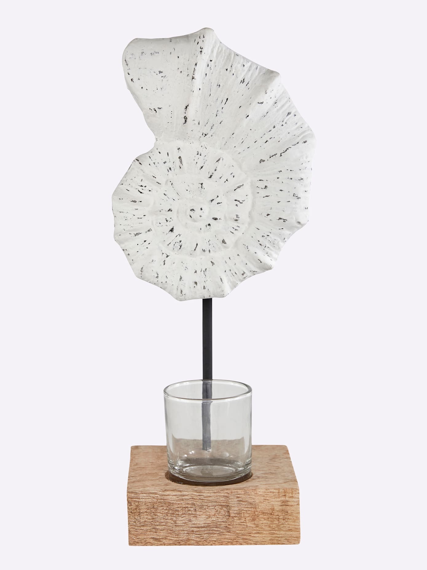 Heine Home Windlicht in weiß, Größe B/H/T: 15 cm x 23,5 cm x 10 cm