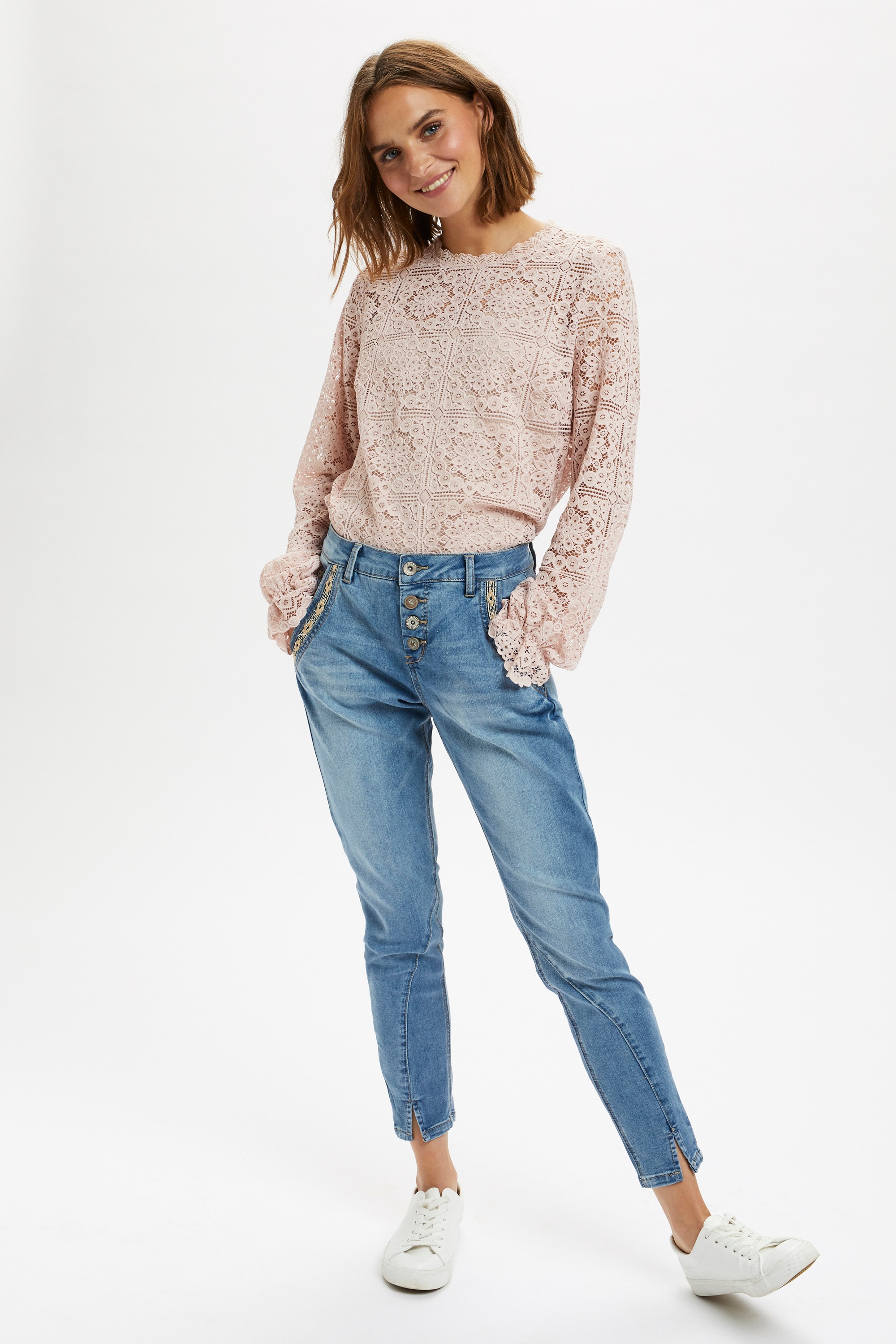 Cream Langarmbluse »Damen Bluse langarm CRTiley«