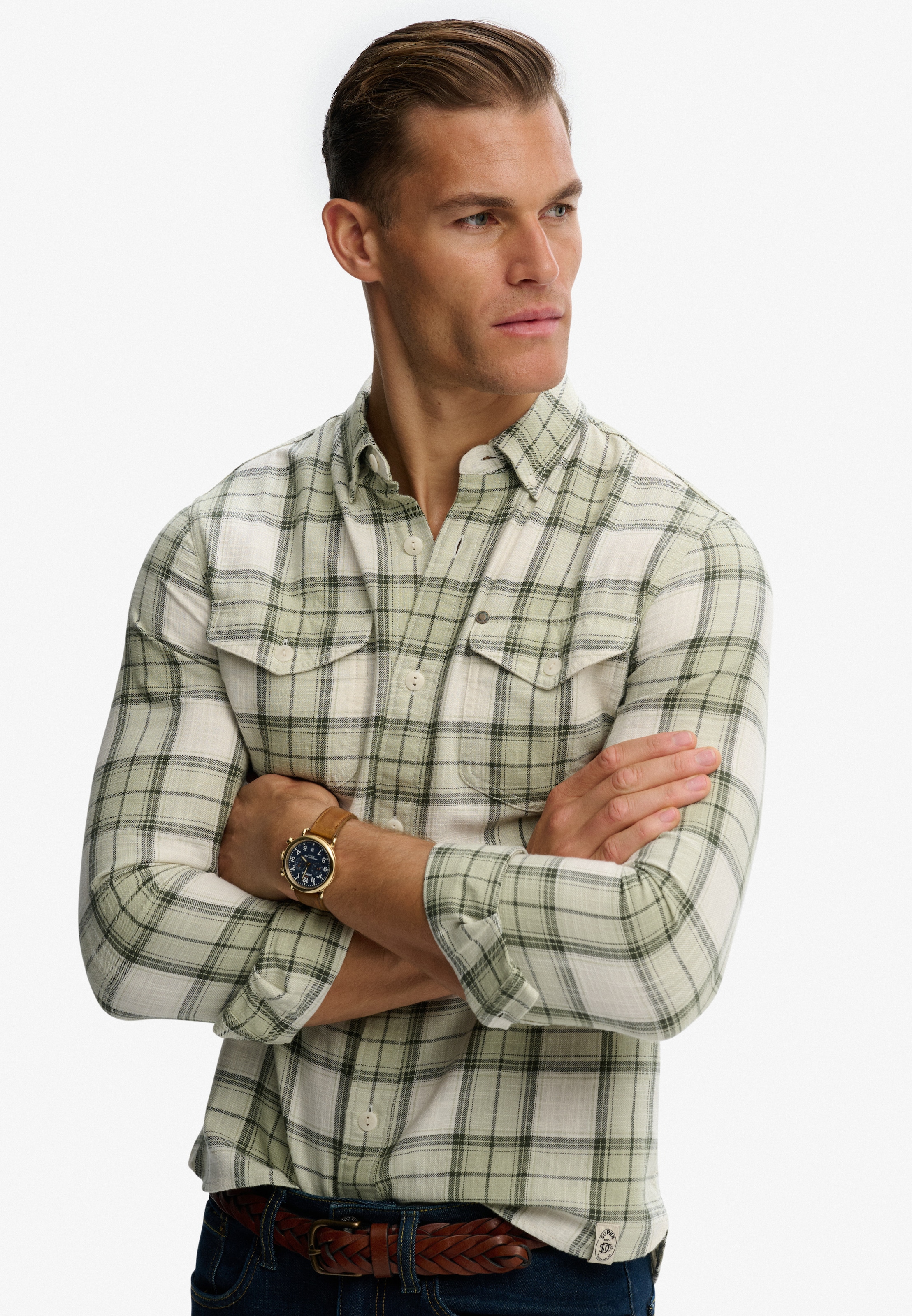 Superdry Langarmhemd »MERCHANT LITE CHECK SHIRT«