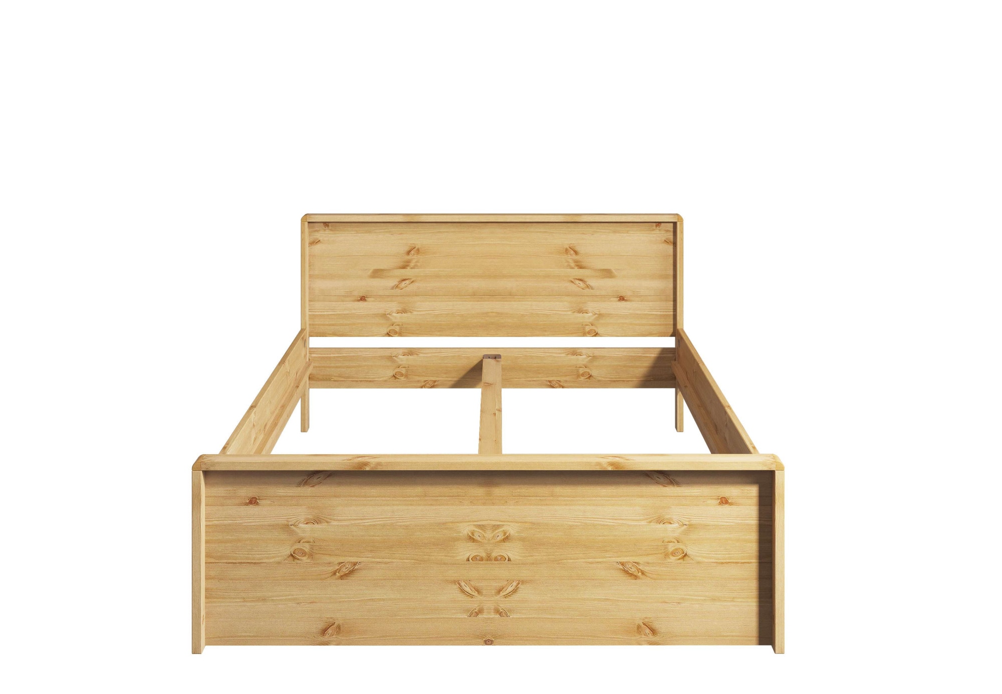 OTTO home Massivholzbett »Luven, hohe Belastbarkeit! FSC® zertifiziertes Massivholz« Breite/Belastbarkeit 180cm/220 KG, 140cm/180 KG,  aus massiver Kiefer im schlichten Design