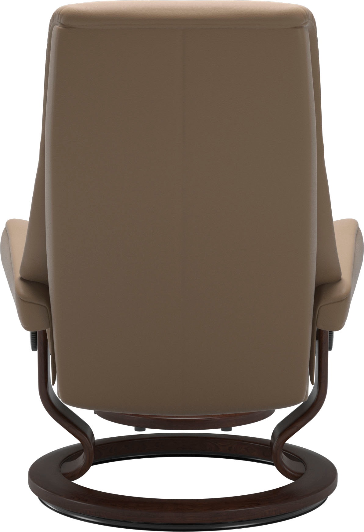 Stressless® Relaxsessel »View«, (Set, Relaxsessel mit Hocker), mit Classic Base, Größe S,Gestell Braun