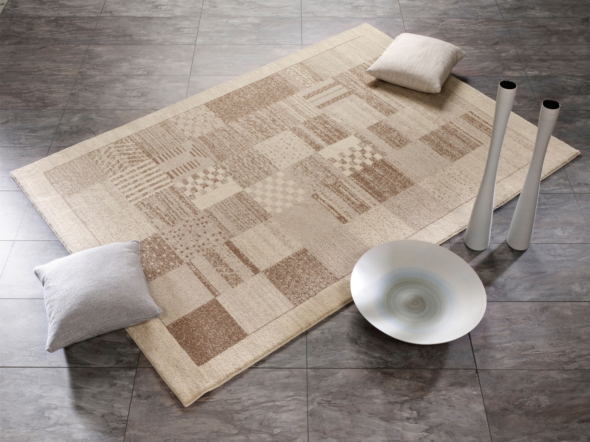 OCI DIE TEPPICHMARKE Wollteppich »Lexis Ando« rechteckig 9 mm Höhe Wollteppich, Naturfaser,Wohnzimmer