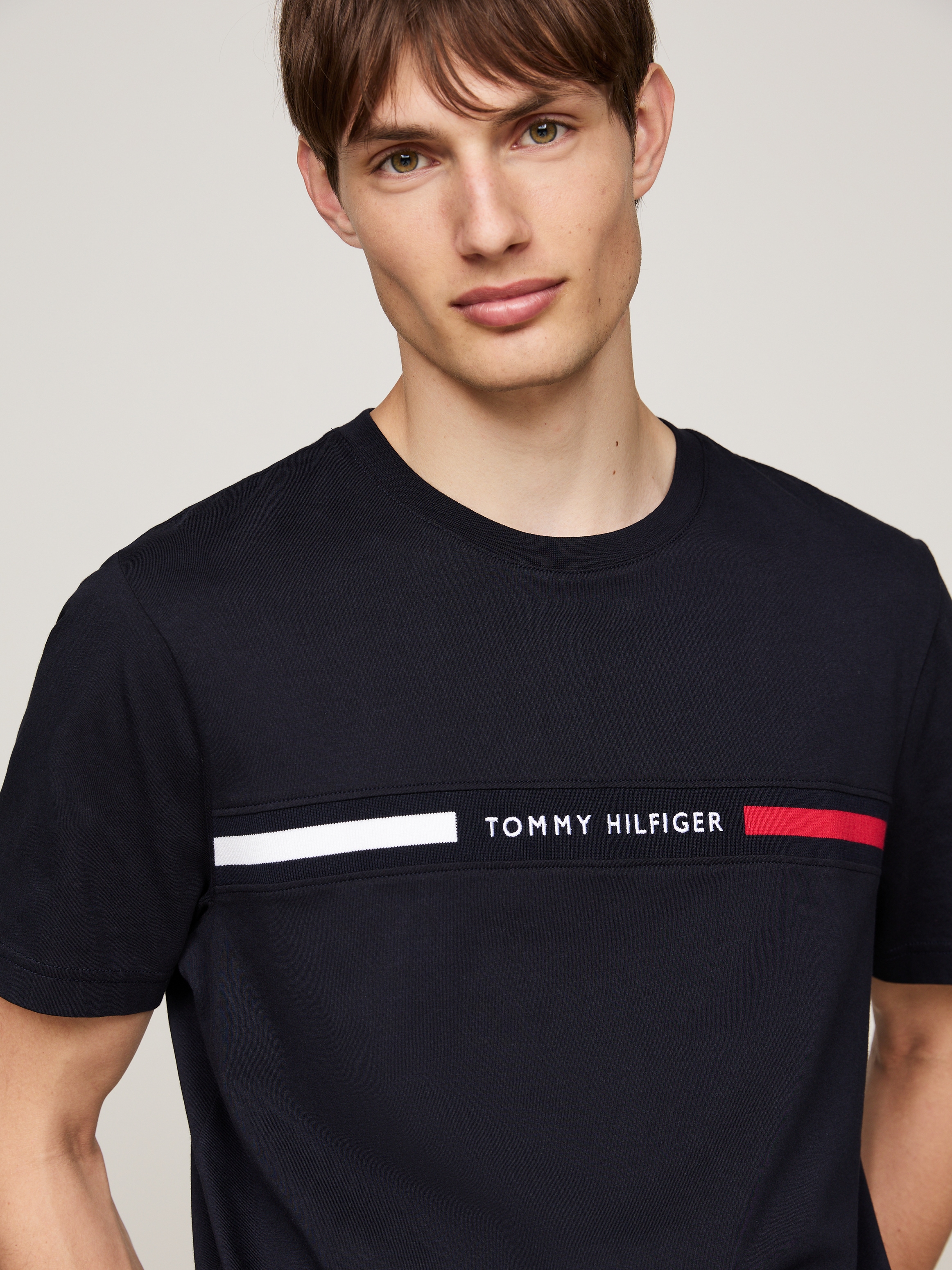 Tommy Hilfiger T-Shirt »HILFIGER CHEST INSERT TEE«