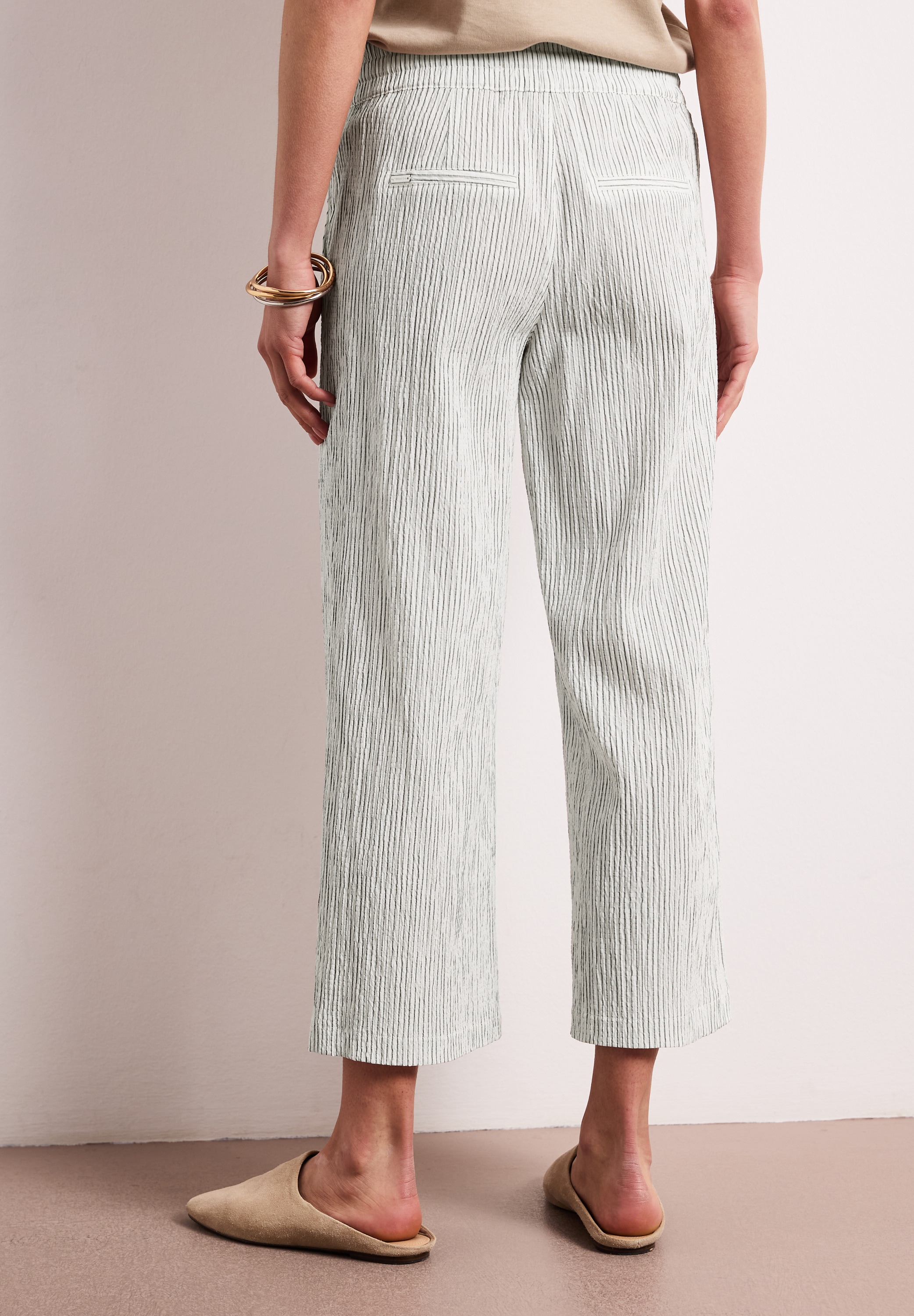 STREET ONE Stoffhose »Style Emee«  mit elastischem Bund