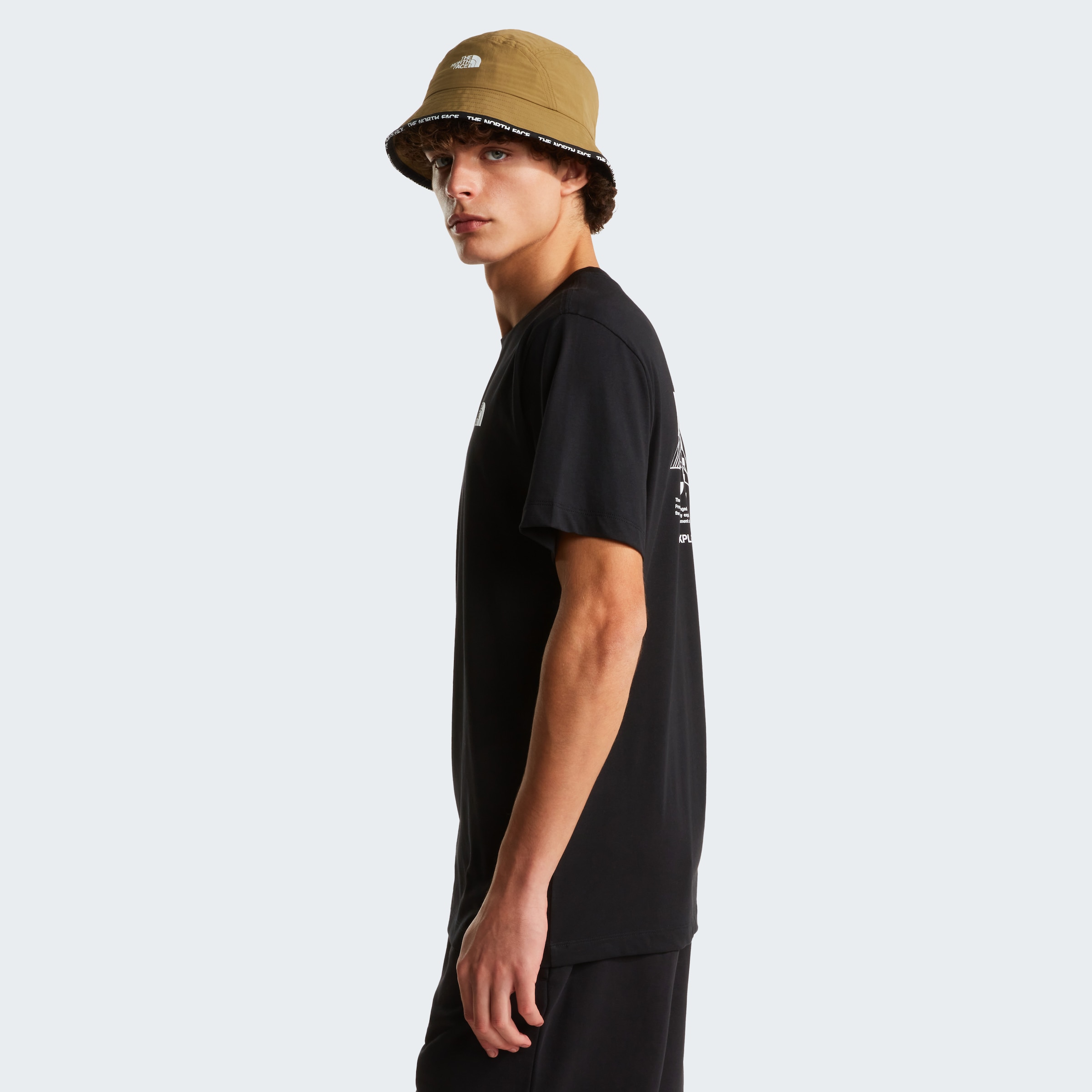 The North Face T-Shirt »M MOUNTAIN SKETCH  REGULAR SHORT SLEEVE TEE-GRAPHIC« sportlicher Stil, für aktive Erwachsene, für Sport- und Outdoormode