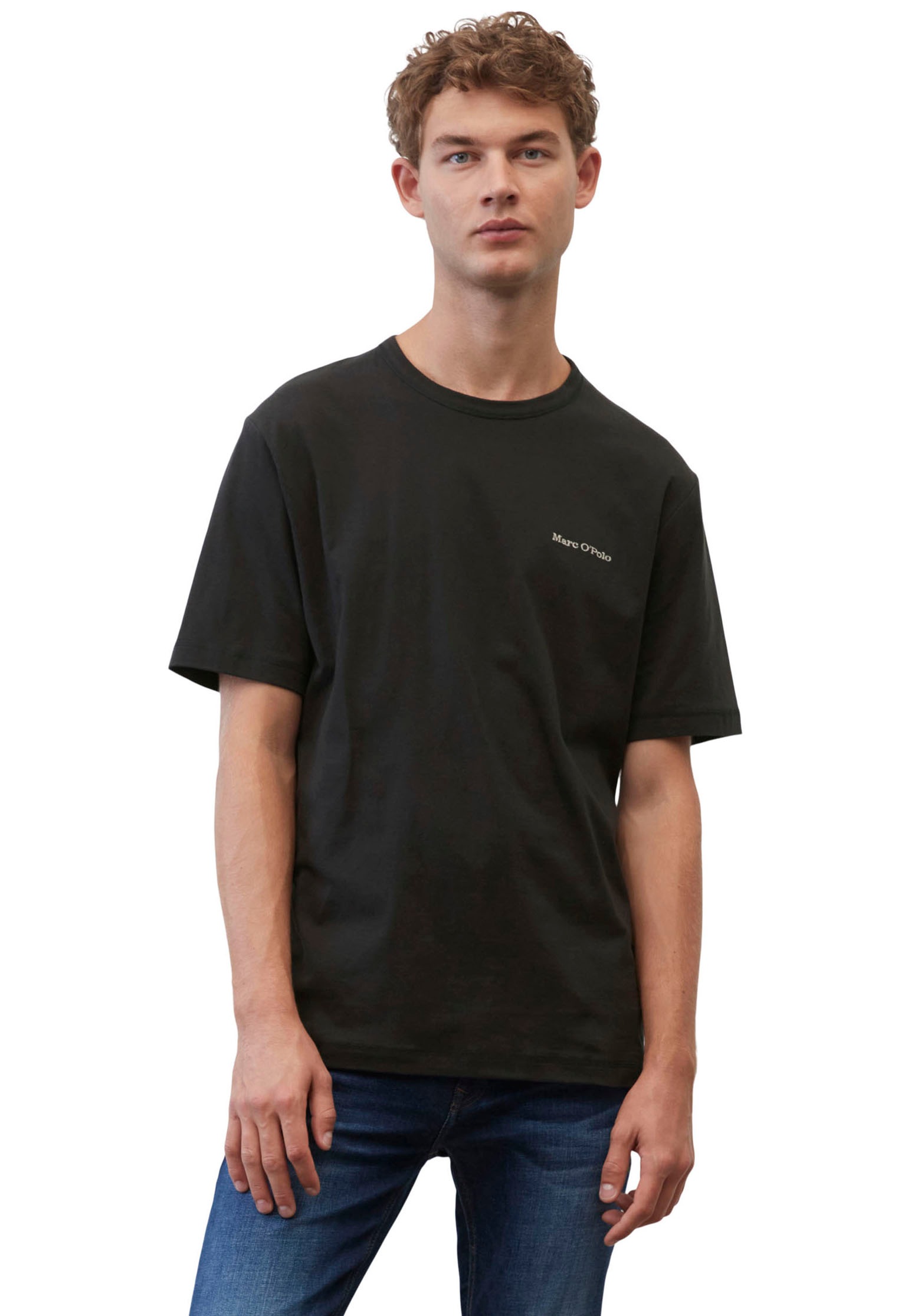 Marc O'Polo T-Shirt, mit dezenter Label-Stickerei
