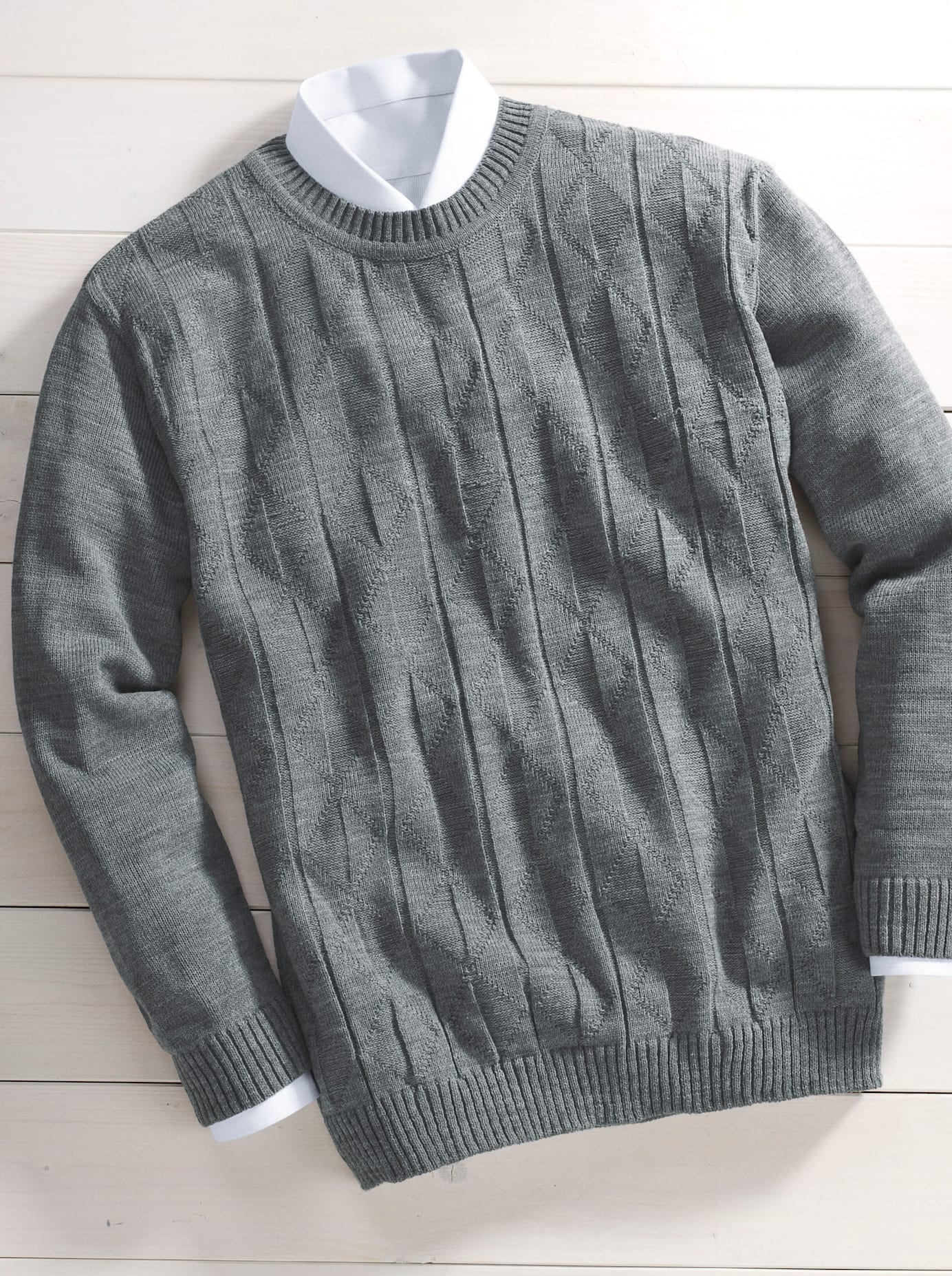Classic Rundhalspullover »Pullover«