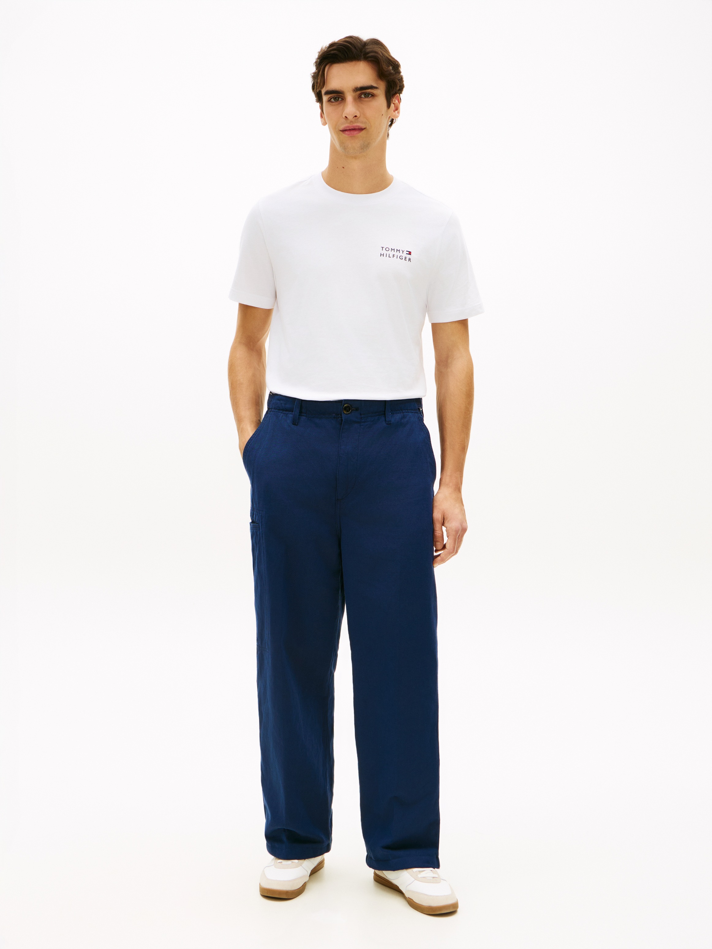 Tommy Hilfiger T-Shirt »BRAND LOVE EMBRO STACK« mit großem Rückenprint, regular fit