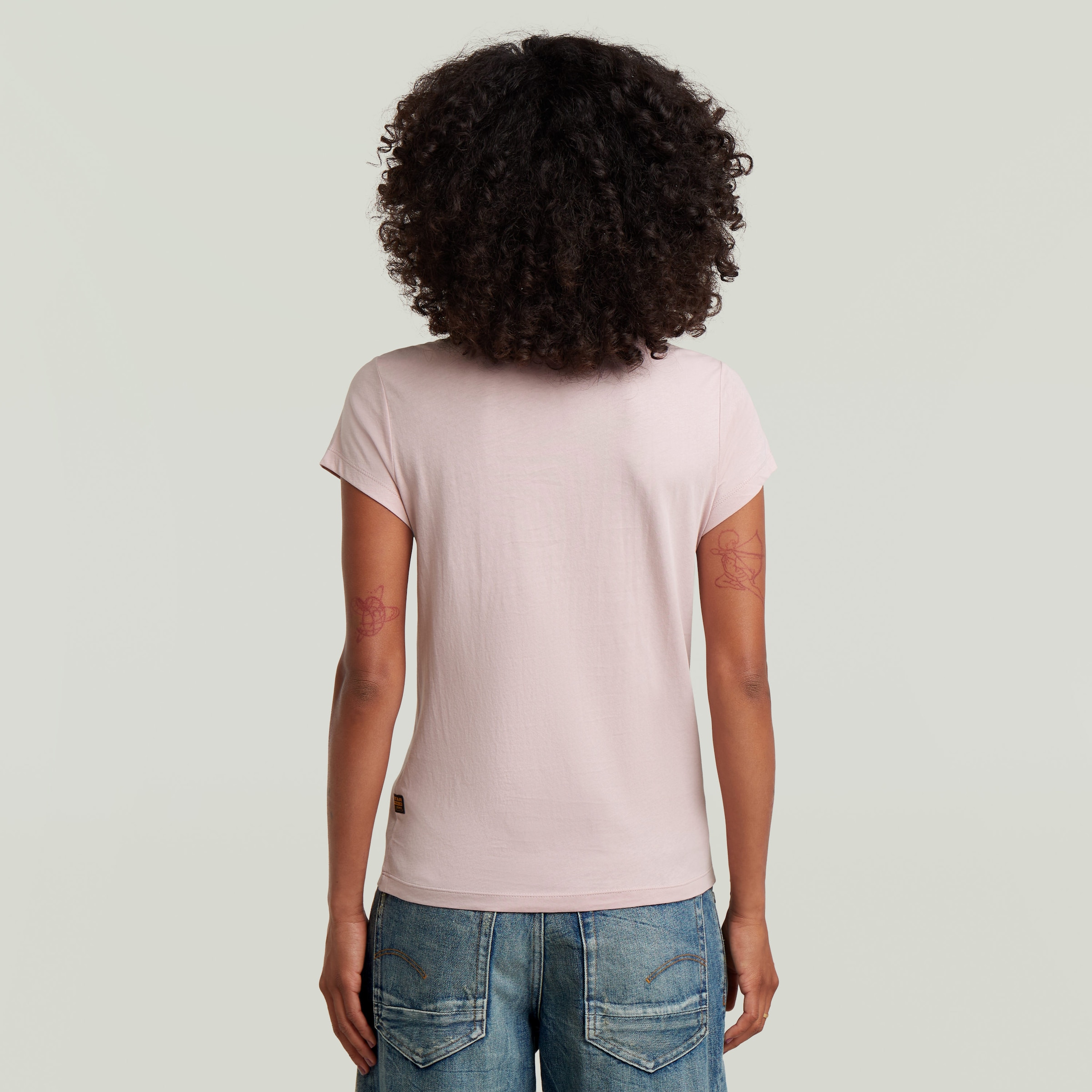 G-STAR V-Shirt »Eyben« mit Label