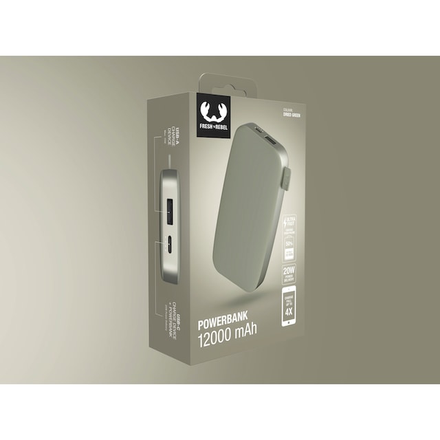 Fresh´n Rebel Powerbank »Power Pack 12000mAh mit USB-C, Ultra Fast Charge &  20W PD« jetzt im OTTO Online Shop